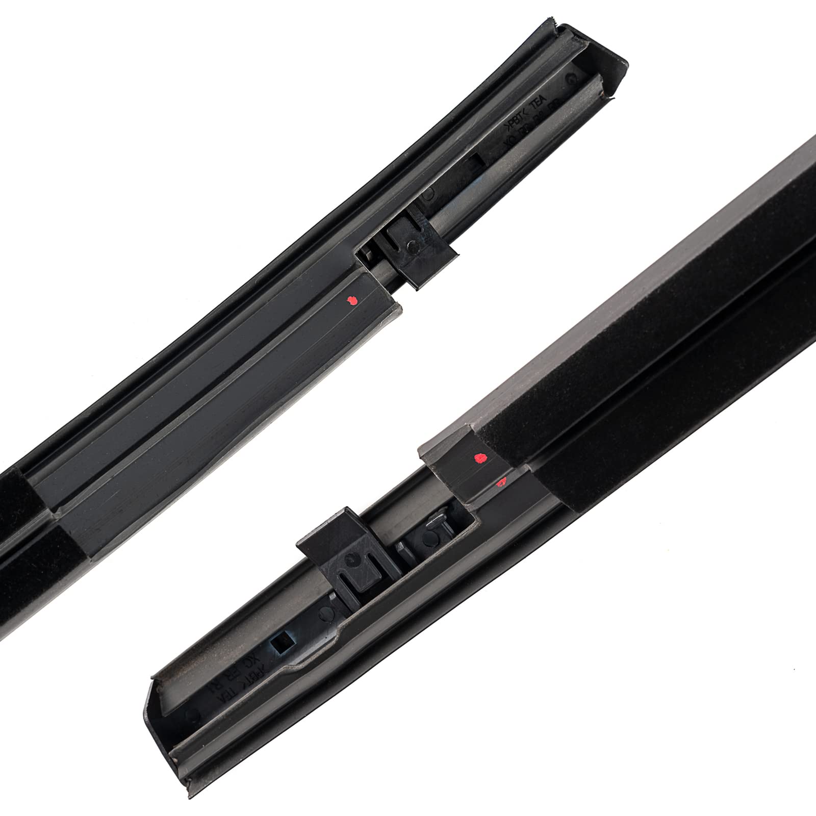 Geataat 4Pcs Weatherstrip Window Moulding Trim Seal Belt Compatible With 2016-2021 Honda Civic 4 Door Sedan