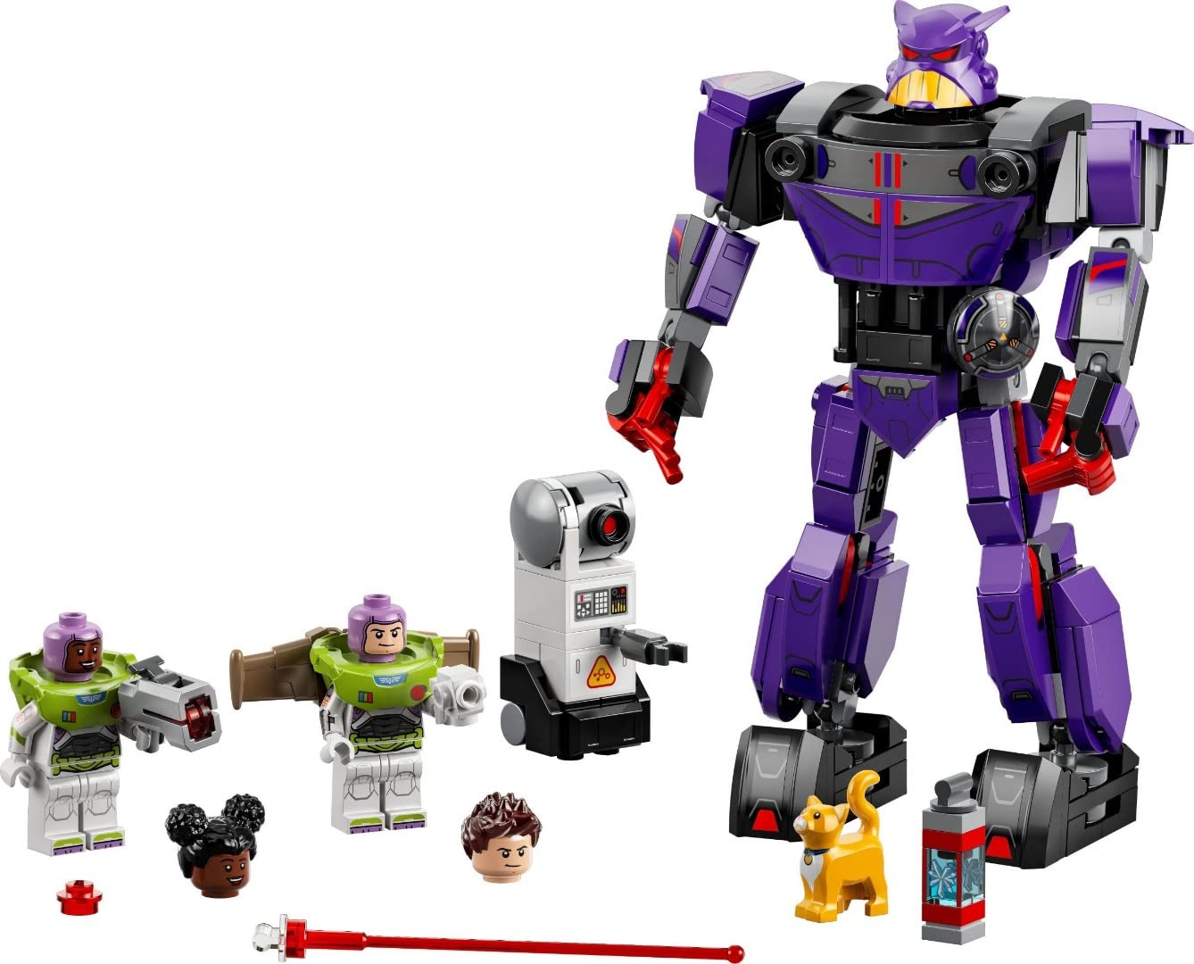 Lego Disney And Pixars Lightyear Zurg Battle 76831 - Buildable Robot Toy With Mech Action Figure, Buzz Minifigure With Laser And