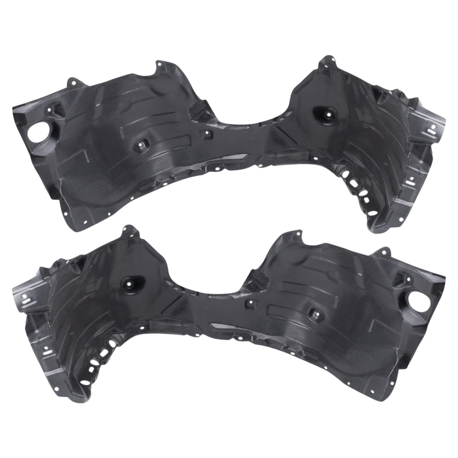 Trq Front Inner Fender Liner Set Compatible With 2019-2022 Lexus Es300H 2019-2021 Es350 Lx1248141 Lx1248143 Lx1249141 Lx1249143