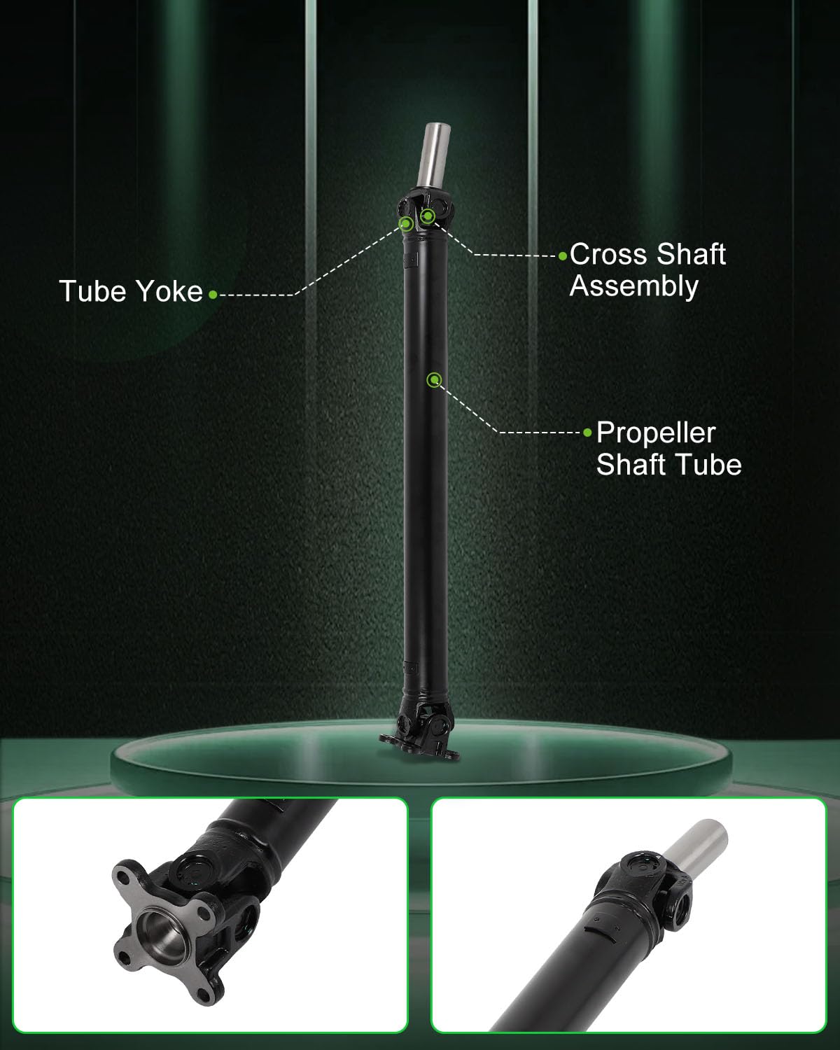 Scitoo?39.375''?Steel Rear Driveshaft Assembly Drive Shaft Prop Shaft For Mazda Miata 1994-1997 1999-2005,Oe# Mf04-25-100A Mf06-