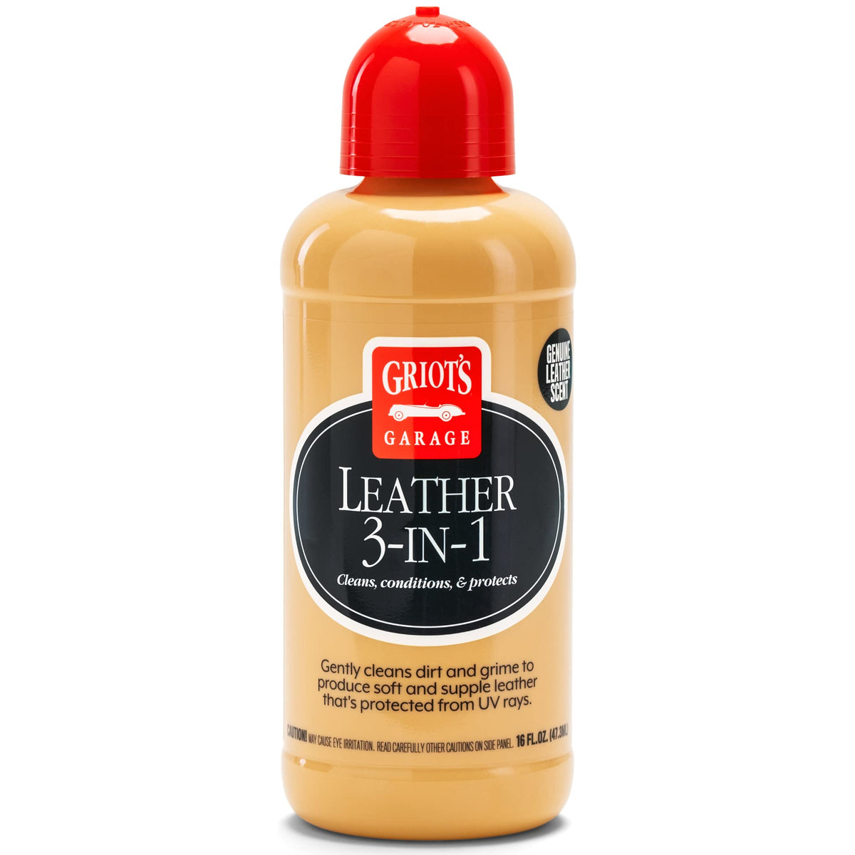 Griot'S Garage 11019 3-In-1 Leather Cleaner 16Oz, Standard