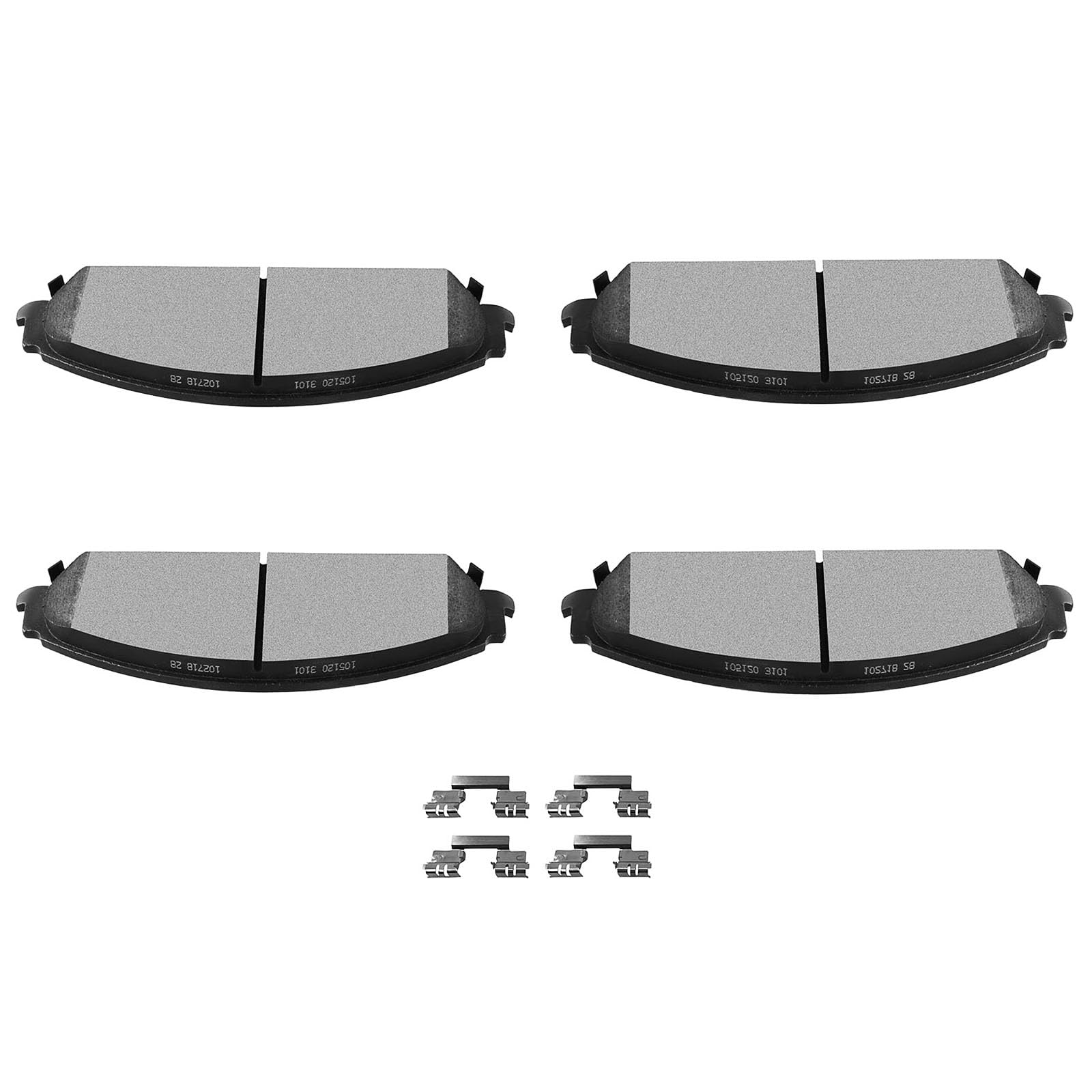 Scitoo D1058 Front Semi-Metal Brake Pads Sets Fit For Chrysler 200/300,For Dodge Avenger/Caliber/Challenger/Charger/Magnum