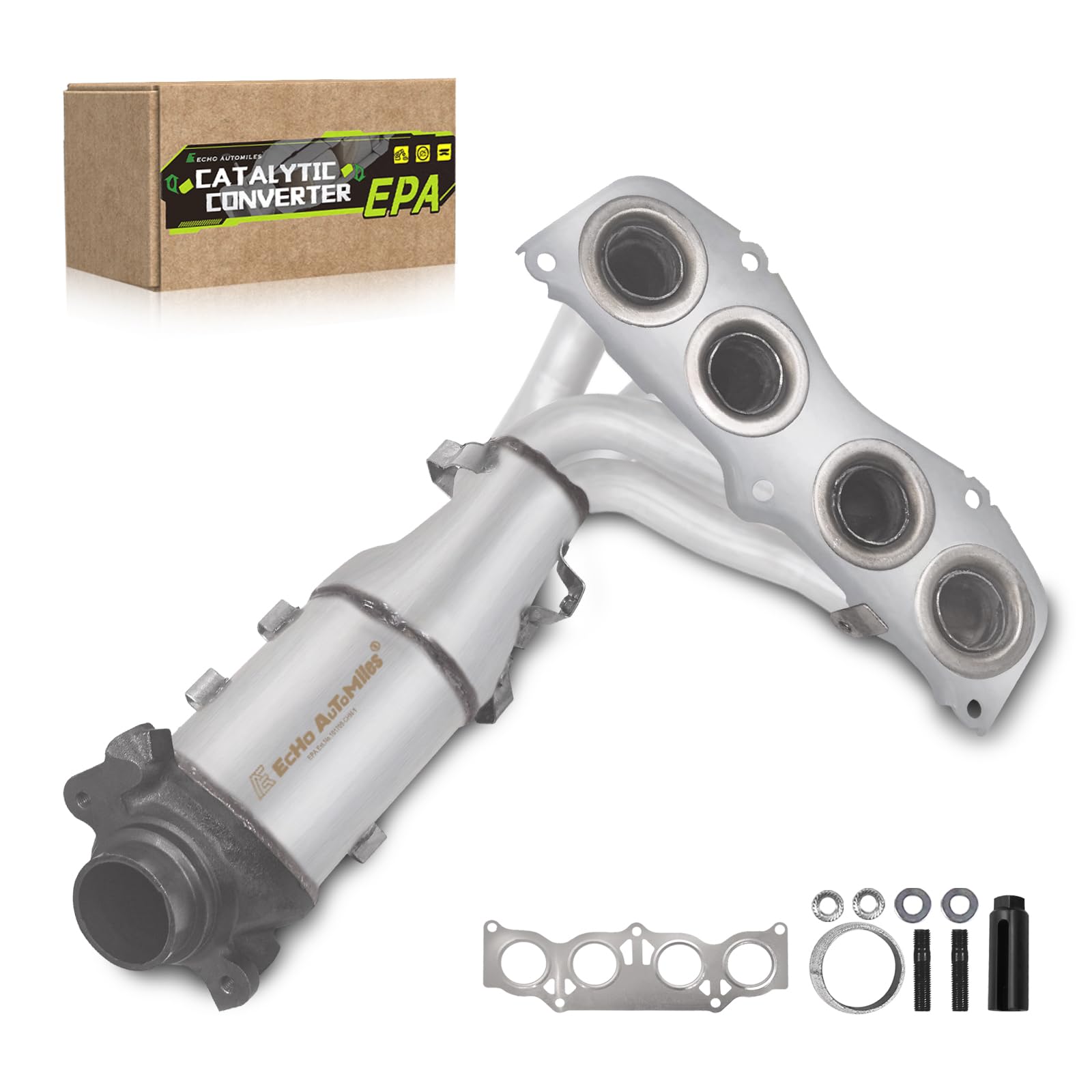 ECHO AUTOMILES Catalytic Converter Compatible with 2006 2007 2008 Toyota Rav4, 2008-2015 Scion xB L4 2.4L Catalytic Convertor EP