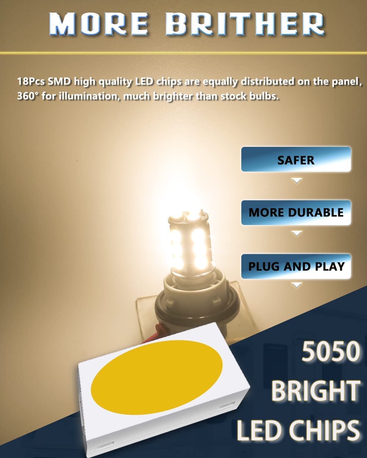 Unxmrff 1156 Led Bulb 12 Volt Rv Interior Trailer Light Bulbs 1073 7506 Ba15S 1003 1141 Led Bulb Warm White For Boat Indoor/Camp