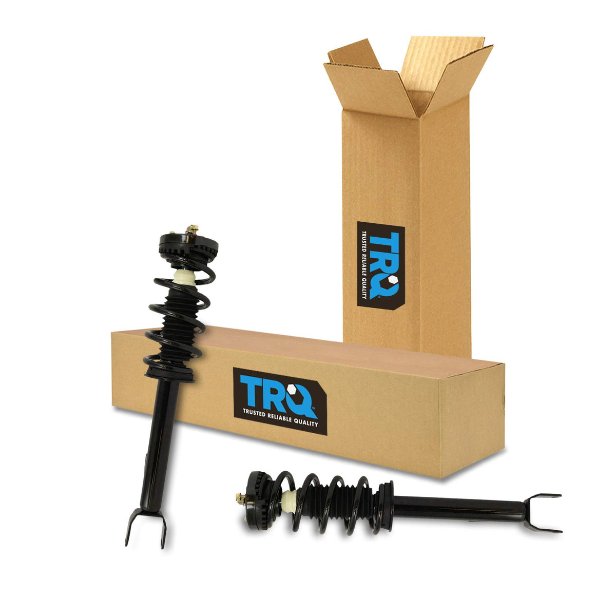 Trq Front Strut & Coil Spring Assembly Set Driver& Passenger Sides Compatible With 12-22 Dodge Challenger Charger