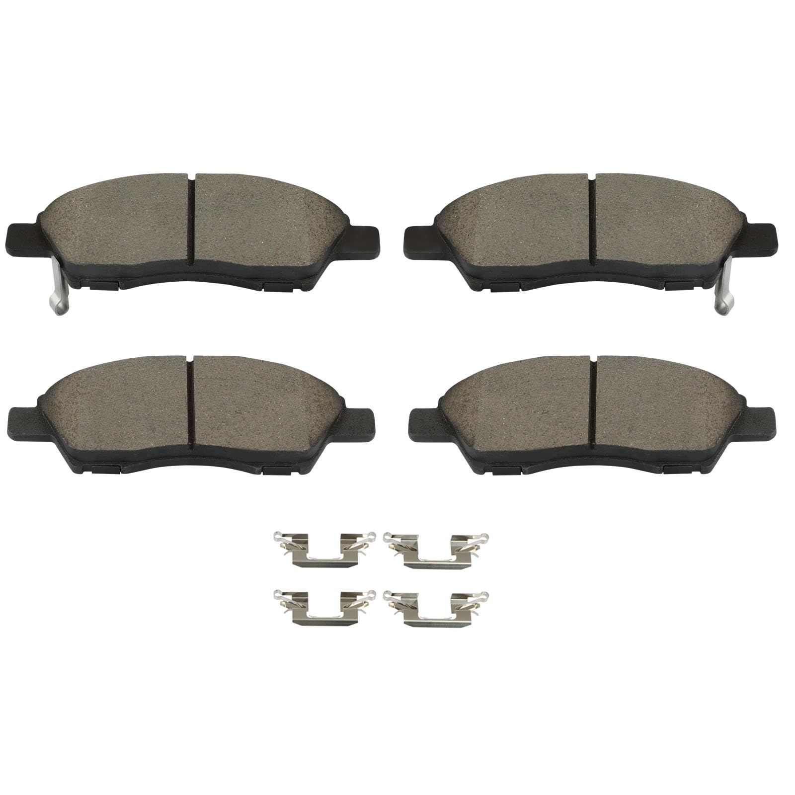 Scitoo D1592 Ceramic Brake Pads Sets Front W/Hardware Replacement For Nissan For Versa 2012-2019,For Nissan For Versa Note 2014-