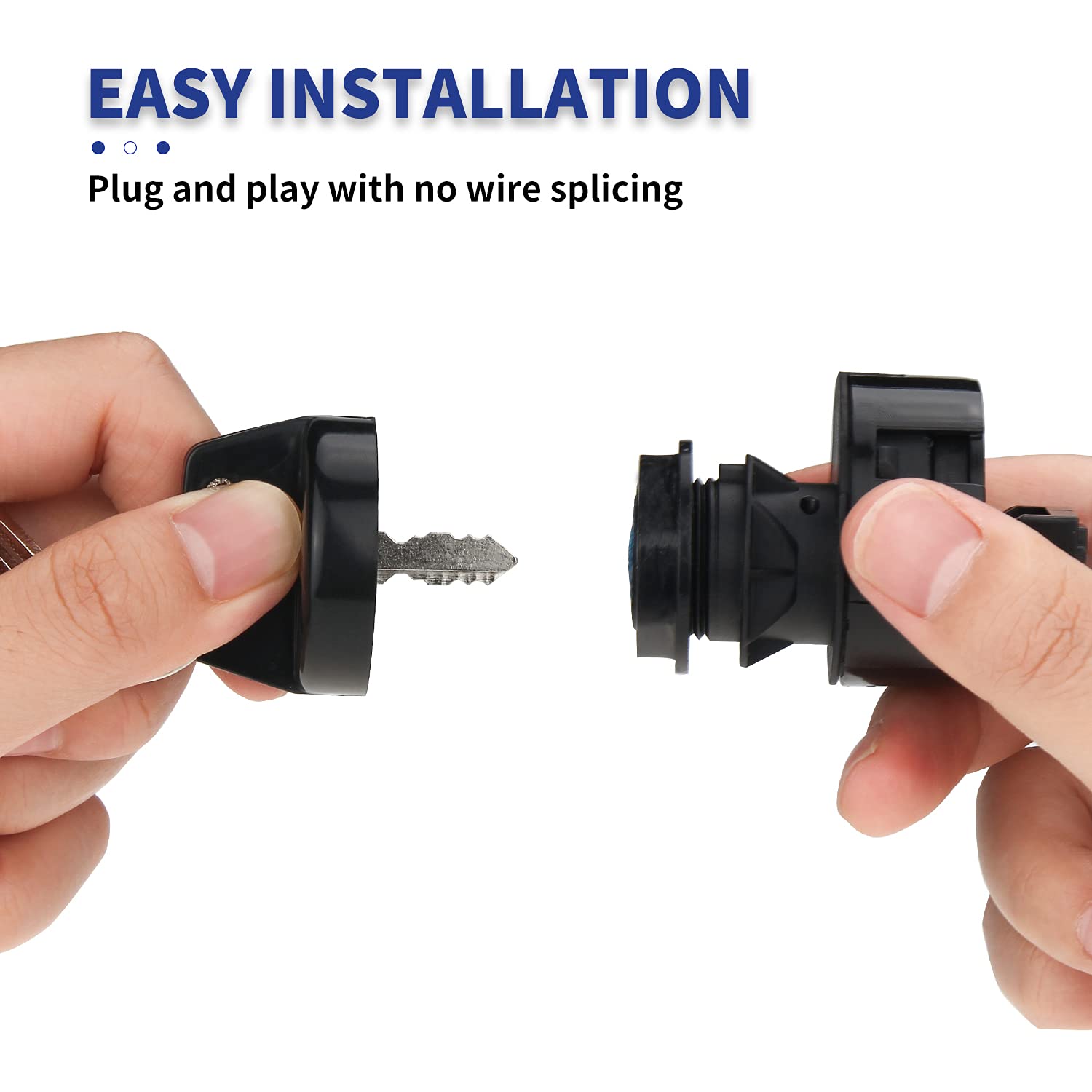 Ignition Switch For Polaris Ranger 400 425 500 570 700 800 900 1000 Sportsman 400 500 600 700 800 Rzr 570 800 900 1000 - Replace 4012165 4011002 Off/Run/Start 6 Pin 3 Position