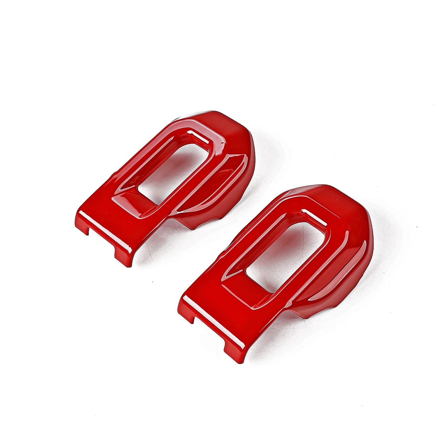 Hoolcar Hood Latch Lock Catch Brackets Cover For 2018-2021 Jeep Wrangler Jl Jlu & 2020-2021 Gladiator Jt, Red