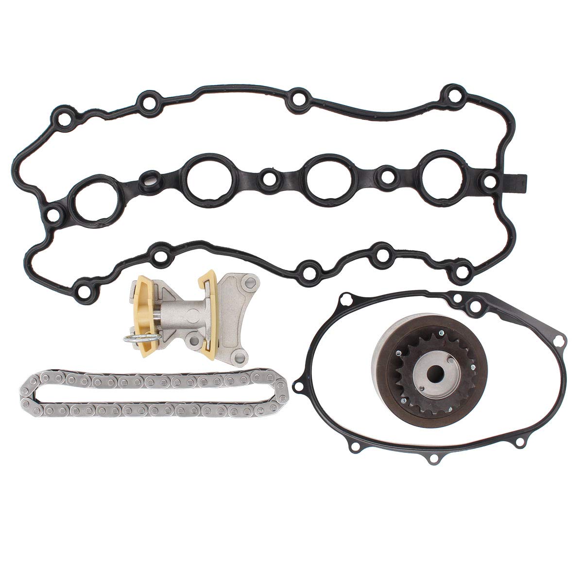 Newyall Camshaft Adjuster Timing Chain Tensioner Gasket Repair Kit For Audi A3 A4 Tt For Vw Golf Passat Gti Eos 2.0T 2006-2014 06F109088C 06F109088G 06F109088J 06F109217A