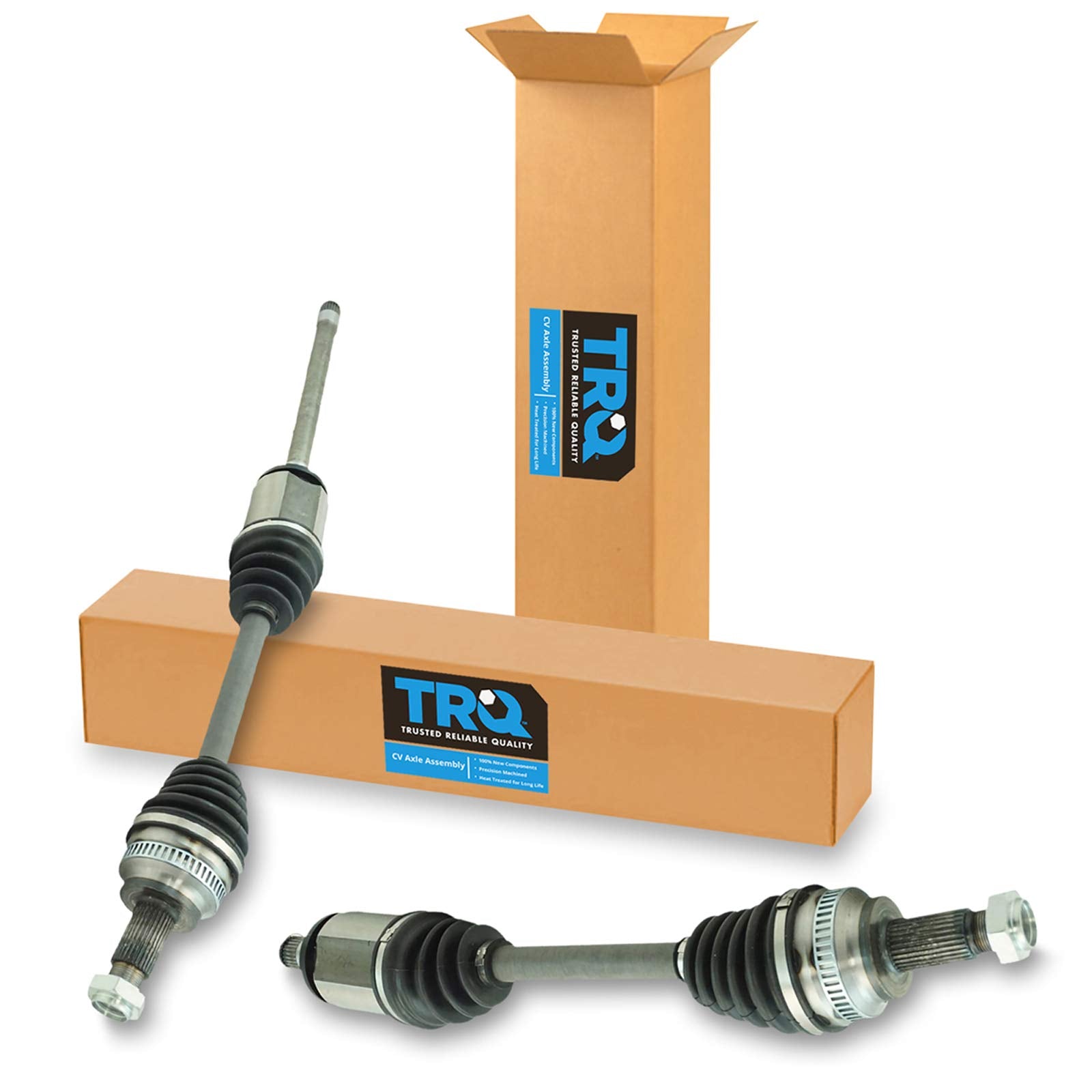 Trq Front Cv Axle Shaft Assembly Set Compatible With 2006-2007 Bmw 525Xi 2009-2010 528I Xdrive 2008 528Xi 530Xi 535I Xdrive 535X