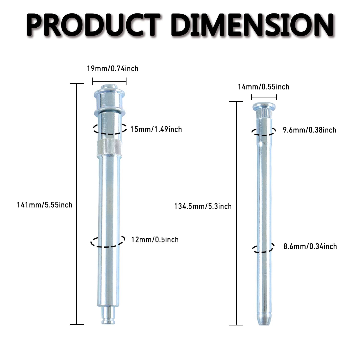 Door Hinge Pin Bushing Repair Kit With Spring + Door Spring Tool Compatible With Chevrolet C1500 C2500 C3500 K1500 K2500 K3500 G