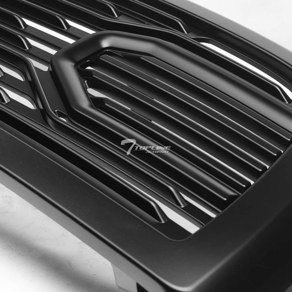 TLAPS 7422446718753 Compatible With 2010-2018 Dodge Ram 2500/3500 / 4500/5500 Matte Black Big Horn Style Horizontal Front Bumper