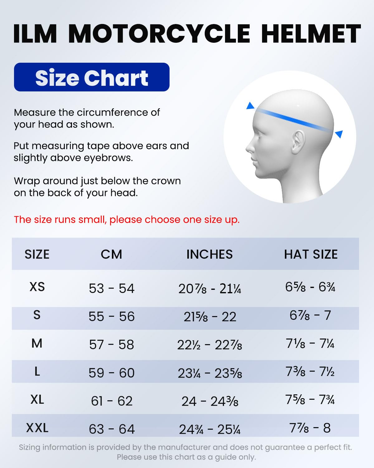 ILM Full Face Motorcycle Helmet, Anti-Fog Pinlock, Heated Shield, Matte Black, Small, DOT Certified for Men & Women - Model-129