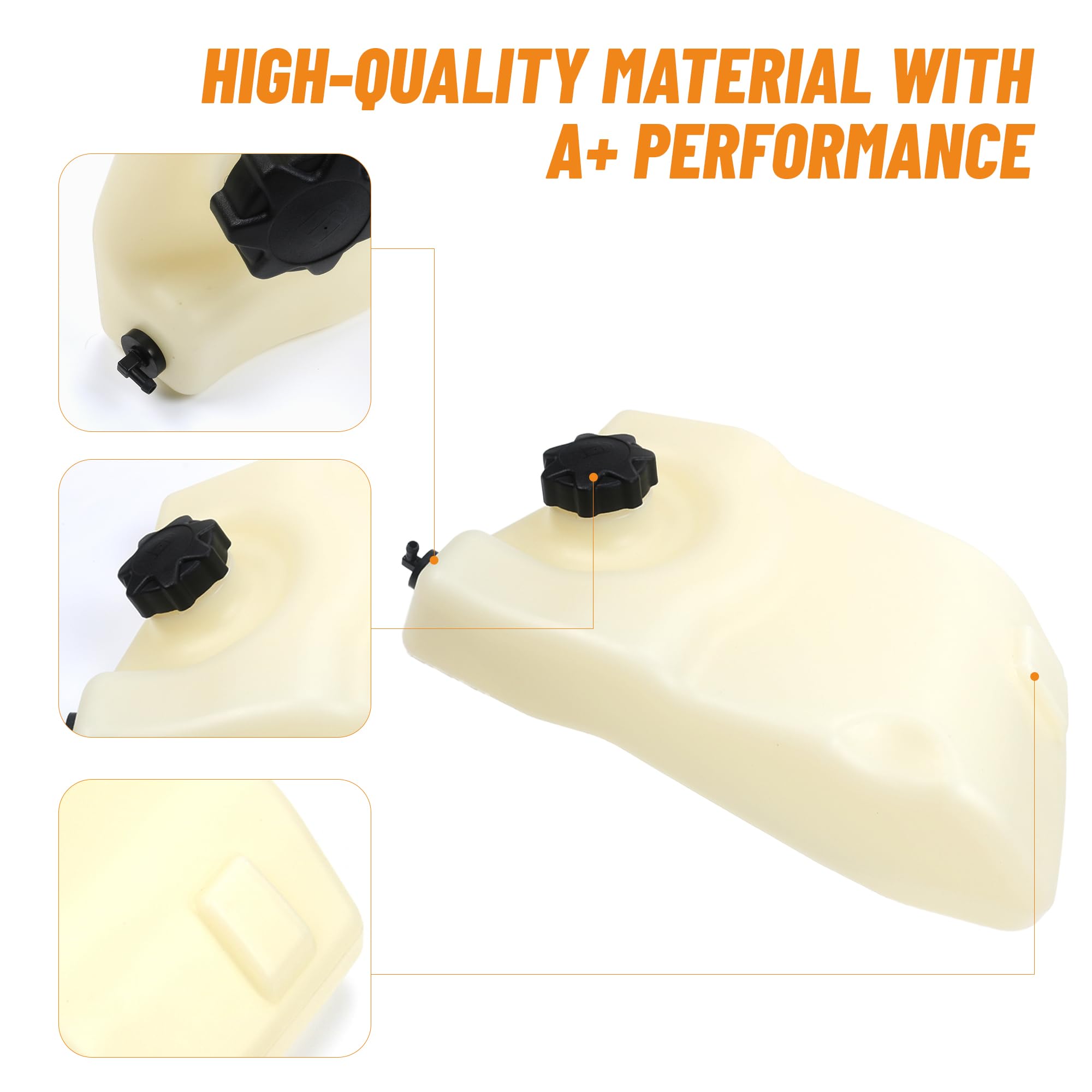 Fuel Gas Tank for John Deere Scotts Sabre L100 L110 L120 L130 L105 L118 L111 L108 GY21876 GY21102 GY20894