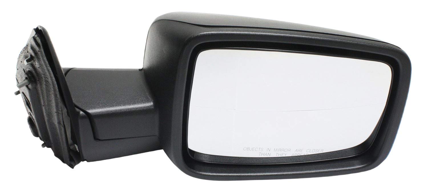 Kool Vue Mirror Compatible with 2013-2018 Ram 1500, 2013-2022 Ram 2500, 2013-2022 Ram 3500, 2019-2022 Ram 1500 Classic Passenger Right Side, Manual Adjust, Manual Folding, Textured