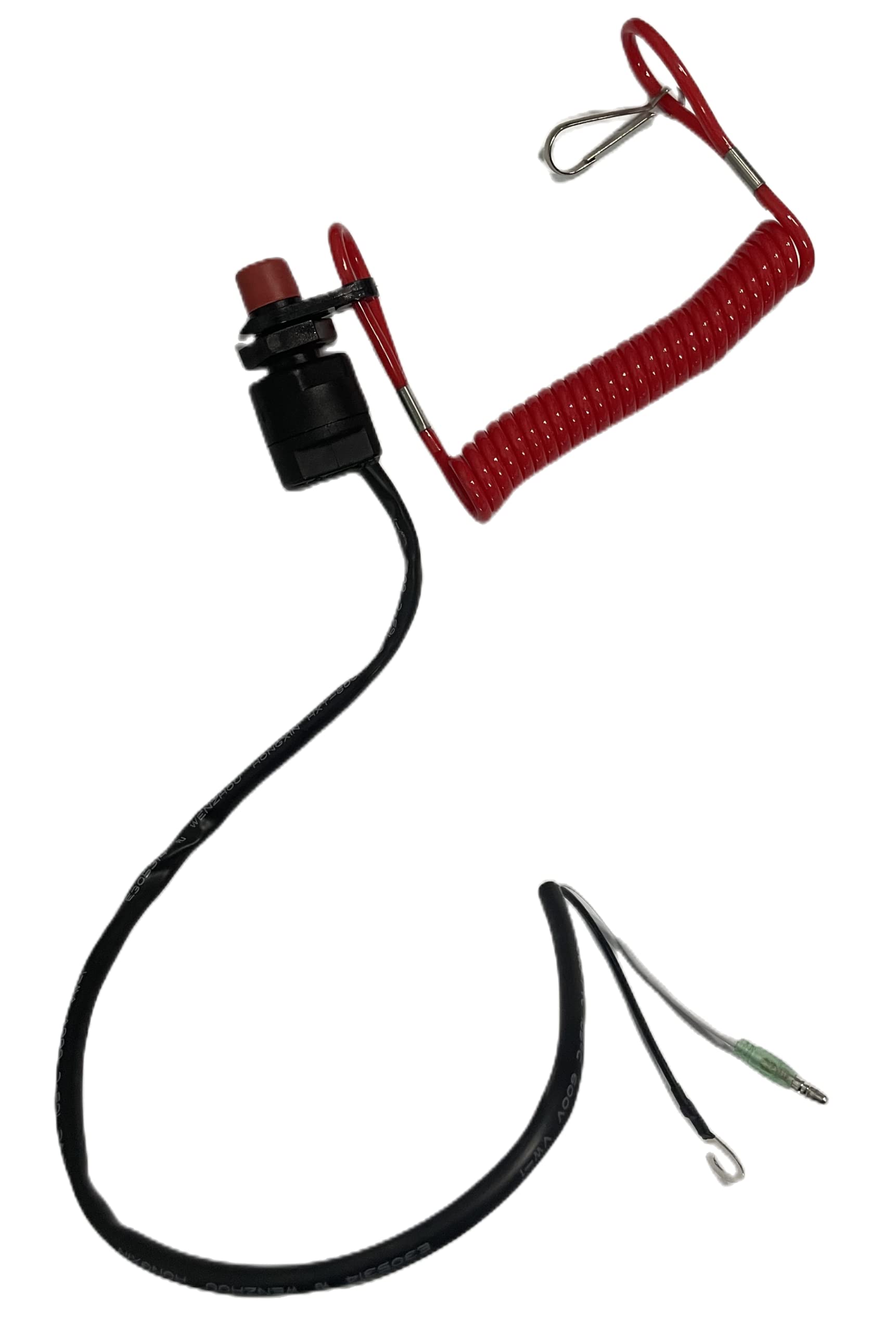 Linageson Universal Boat Safety Kill Stop Switch Safety Tether Lanyard Emergency Cut Off For Yamaha Suzuki Honda Tohatsu Hidea Outboard Motors