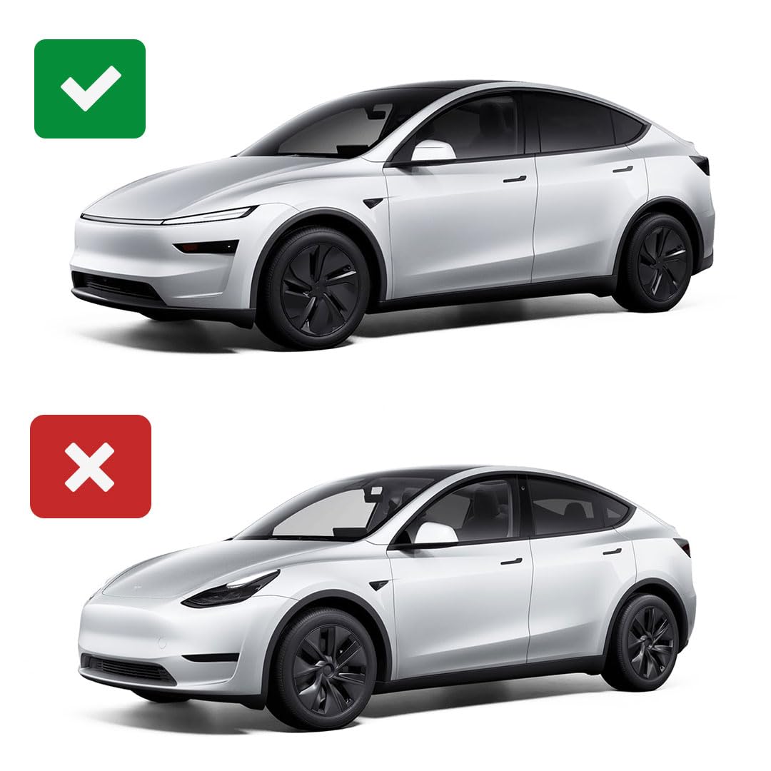 VION Tesla 2026-2025 Model Y Roof Sunshades - Precision Fit, No Sagging (2026-2025 New Model Y)