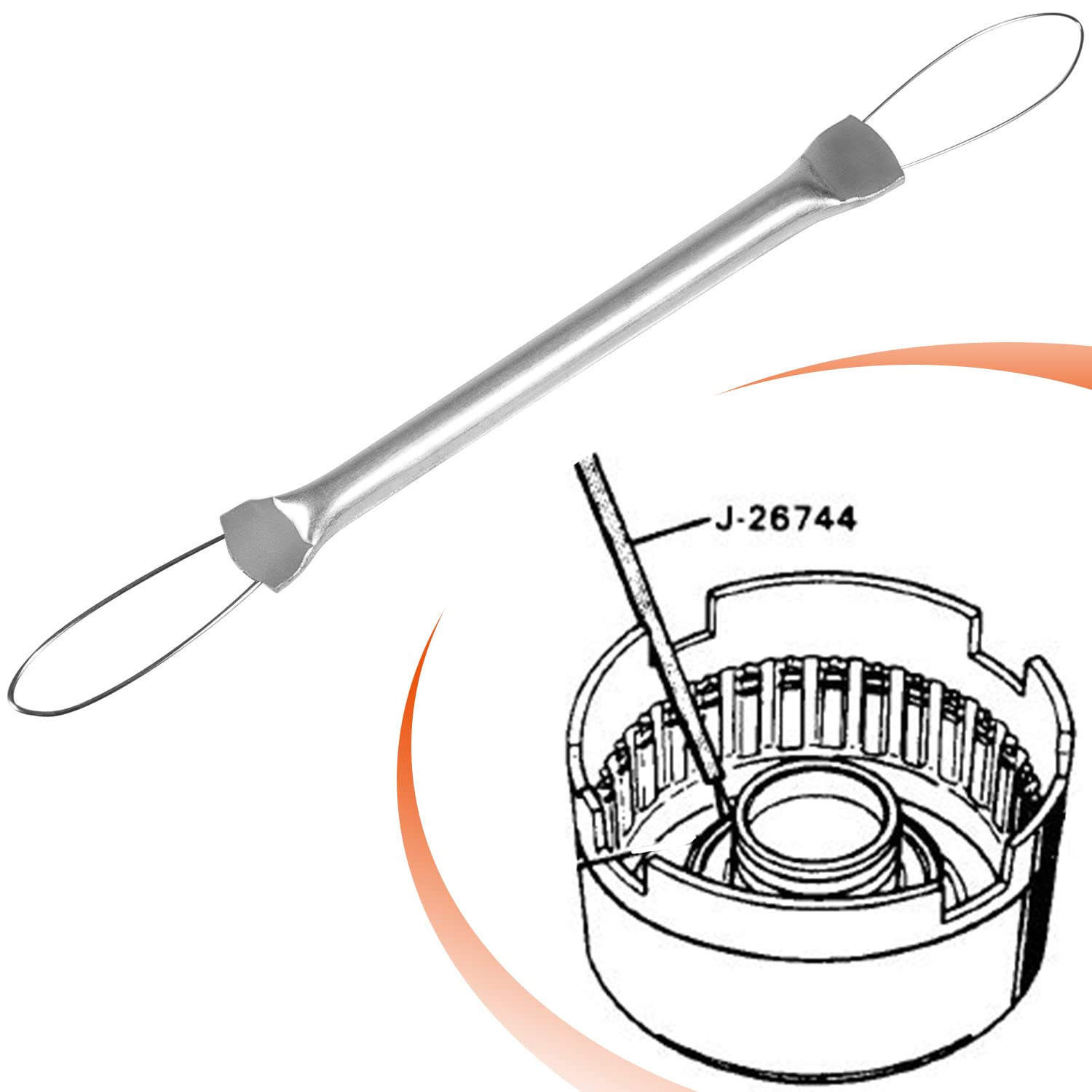 Bonbo T-0015 Universal Lip Seal Installer & Remover Transmission Tool Compatible For Atec T-0015 And For Kent-Moore # J-26744-A (1Pcs)