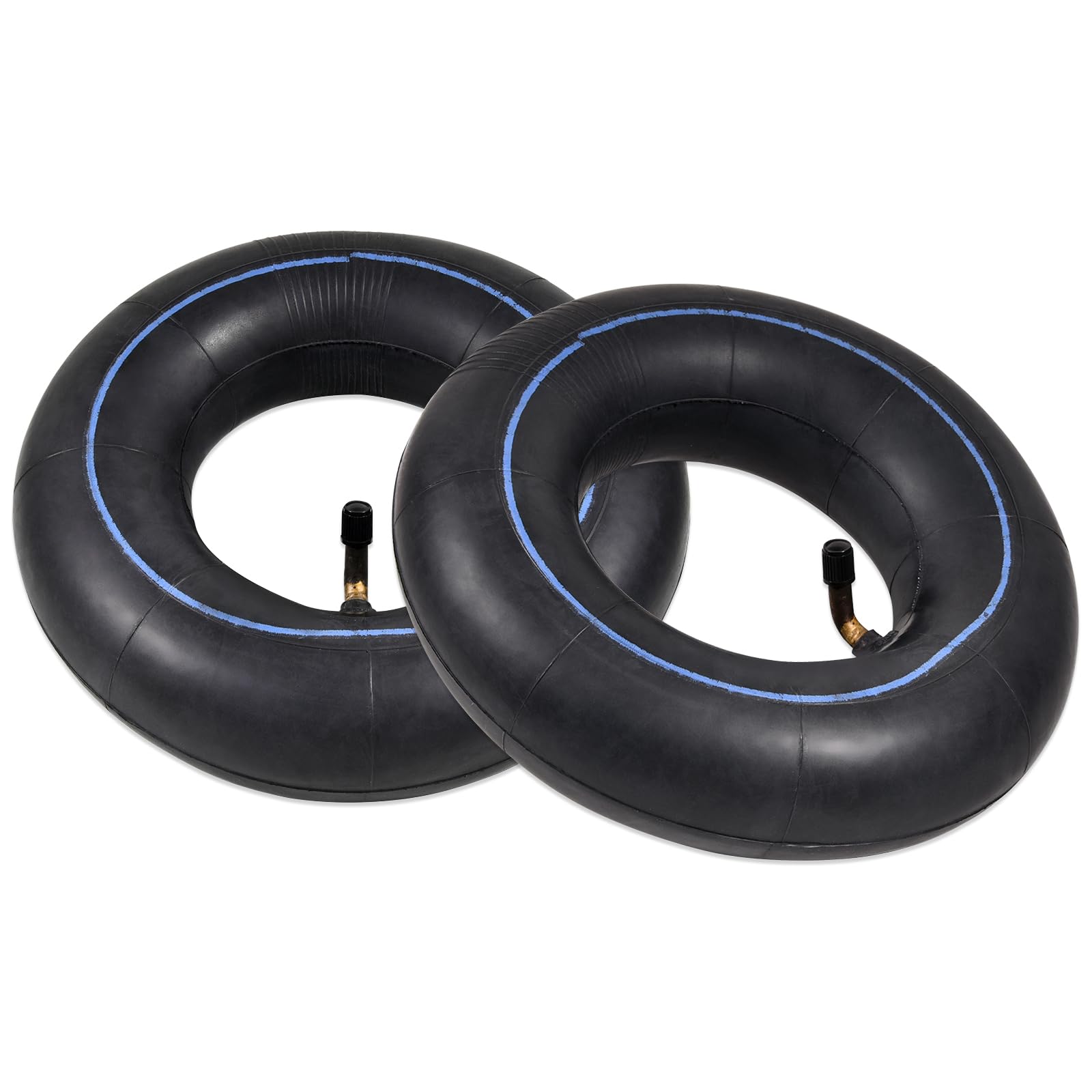 kingsea 9x3.50-4 2.80-4 2.50-4 Heavy Duty Replacement Inner Tube with TR87 Bent Valve Stem, for Hand Trucks, Wheelbarrows, Mower