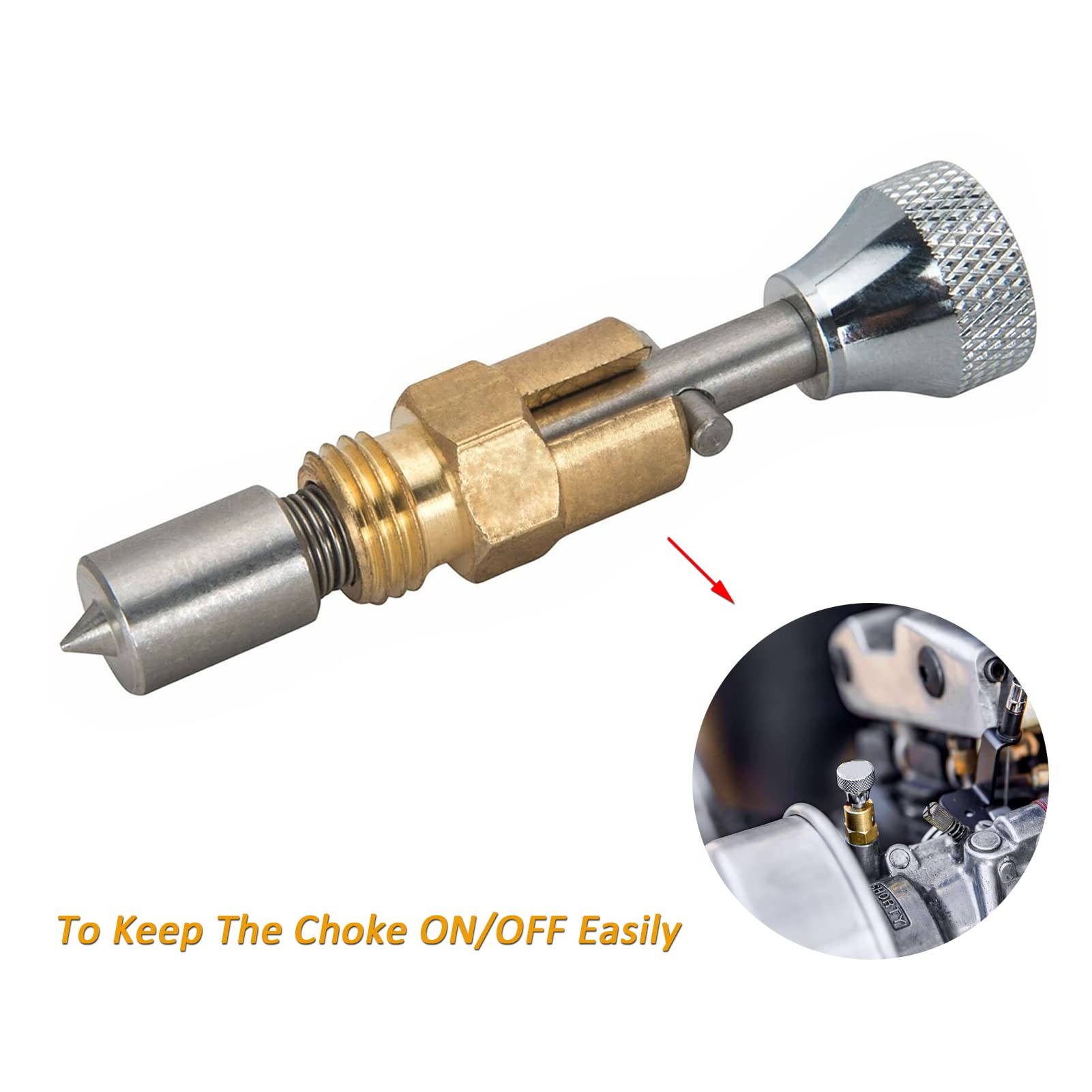 For Super E G B Carburetor Carb Choke Adjustment Enrichment Knob (35-0466)