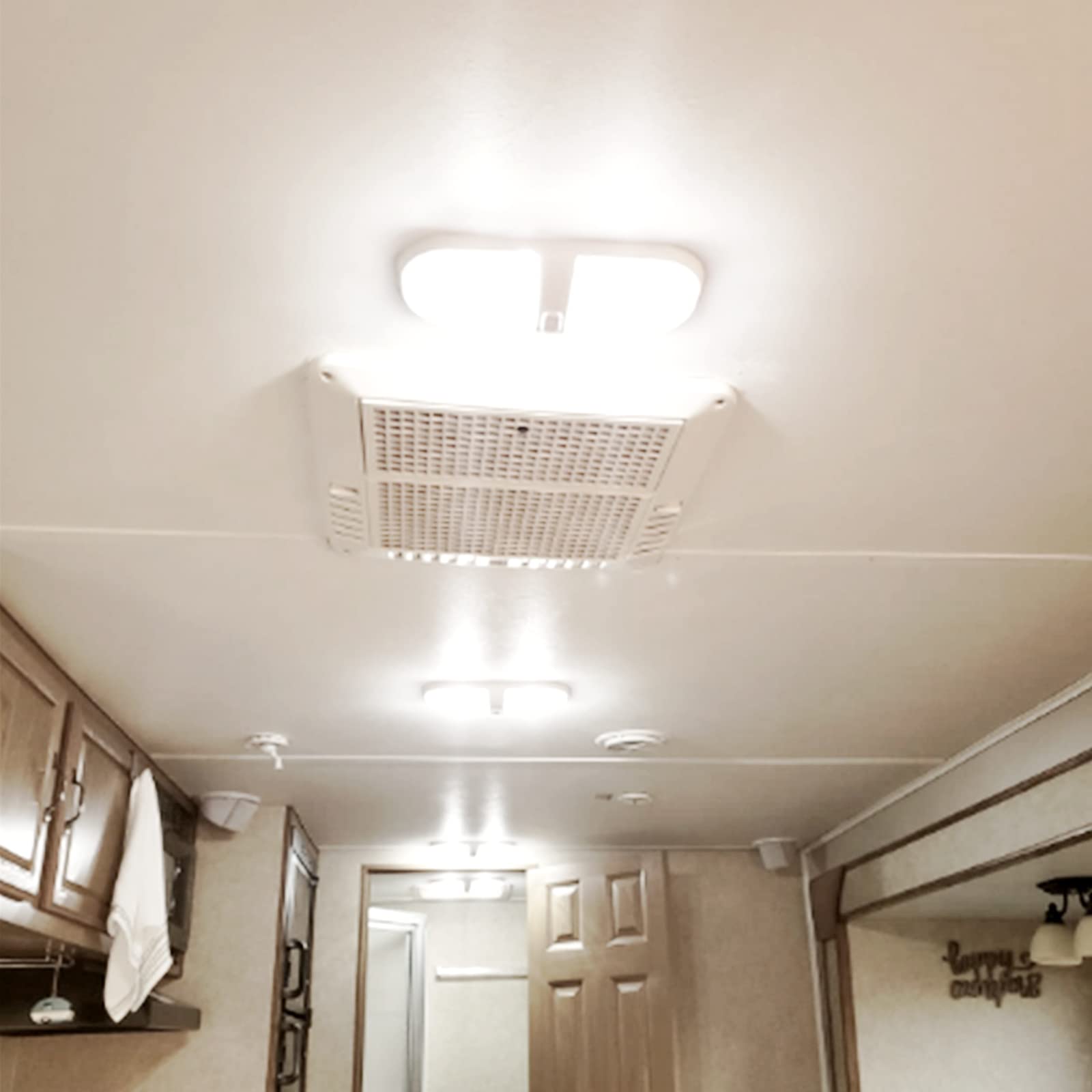 Rvbulbzl T10 921 194 168 Led Bulbs 20-Packs, Super Bright 3014 42-Smd Led Replacement 12 Volt Rv Camper Trailer Boat Trunk Interior Dome Map License Lights, Backup Reverse Lights (Natural White)