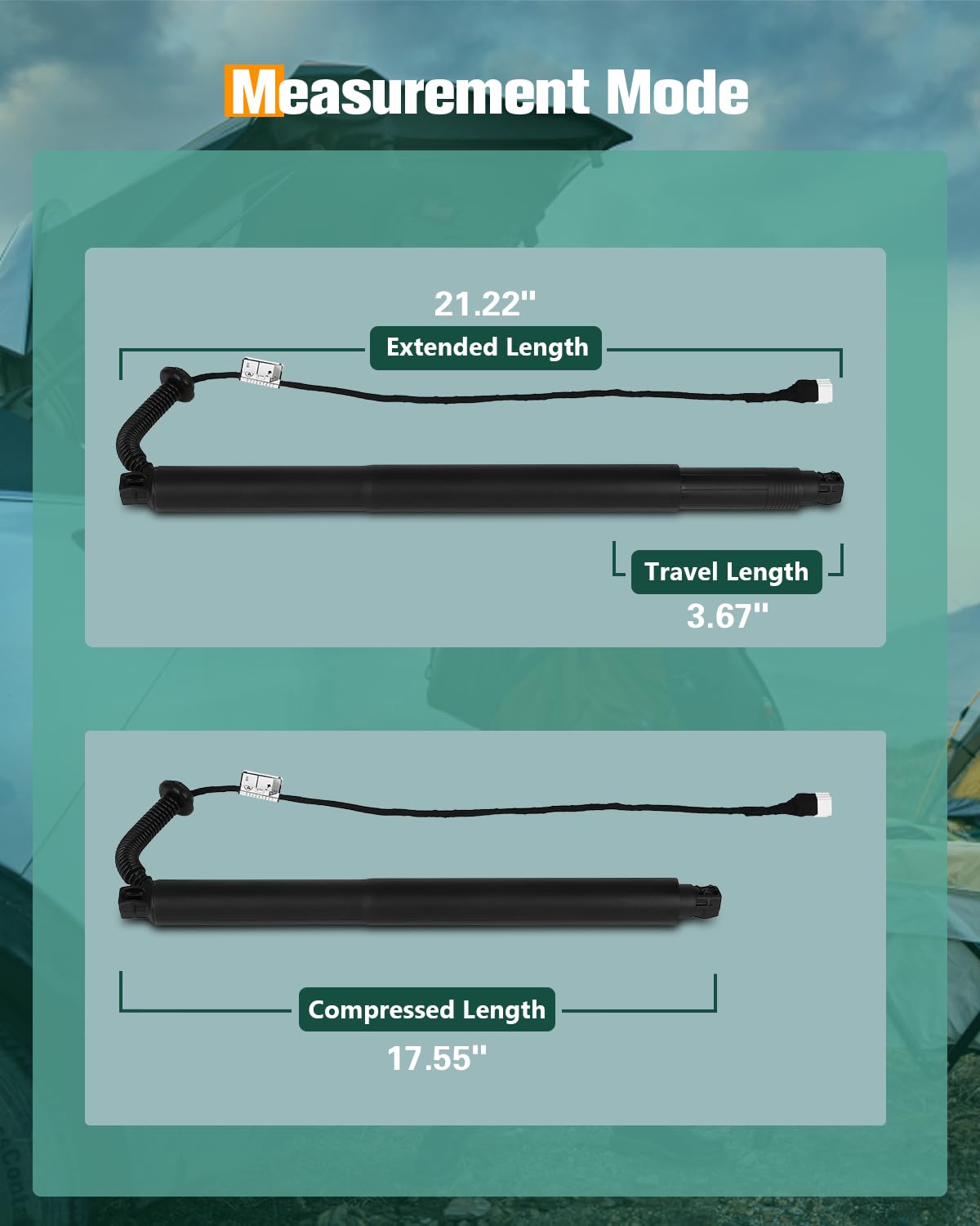 Scitoo Rear Right Tailgate Power Lift Support Shock Strut Fit For Bmw X6 2016-2019 -Replace 51247434044