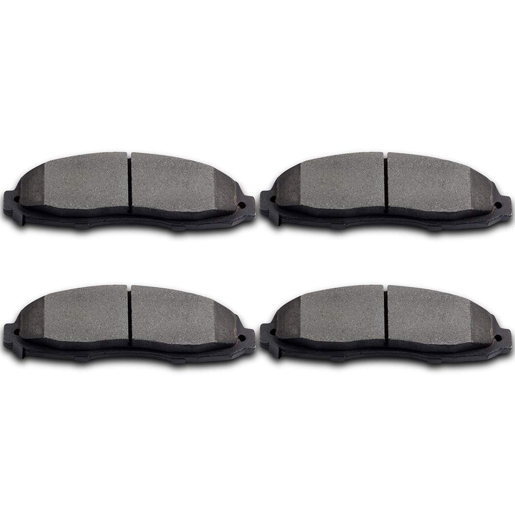 Cciyu D679 Ceramic Front Brake Pad Set Fit For Dodge B1500,For Durango,For Ram 1500,For Ram 1500 Van, For Ford Expedition, For F