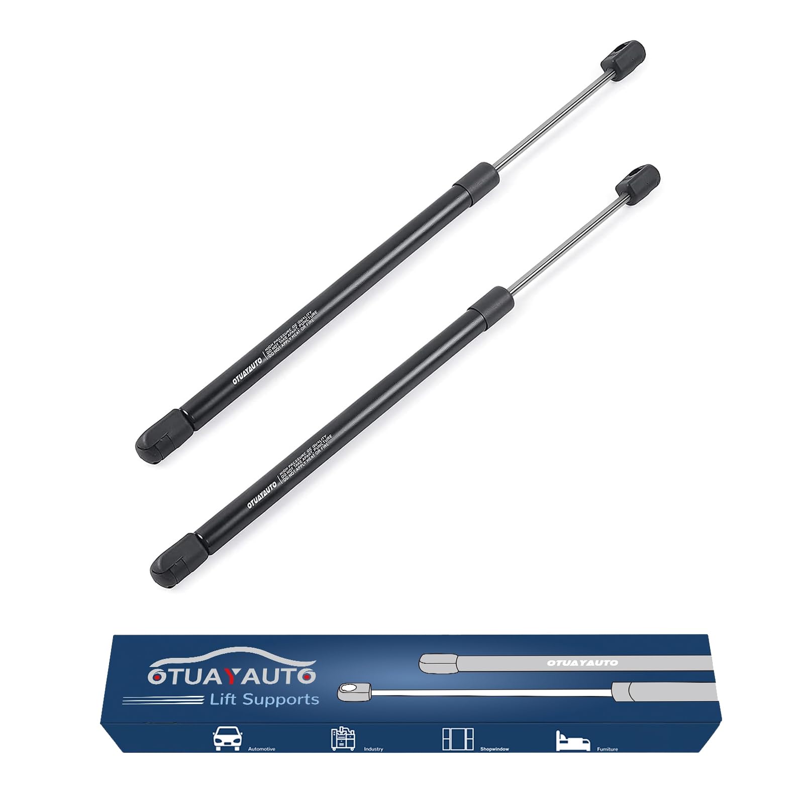 Otuayauto Replacement For 2005-2010 Jeep Grand Cherokee Rear Window Struts - Rear Glass Lift Supports - Oem# 6601(Pack Of 2)