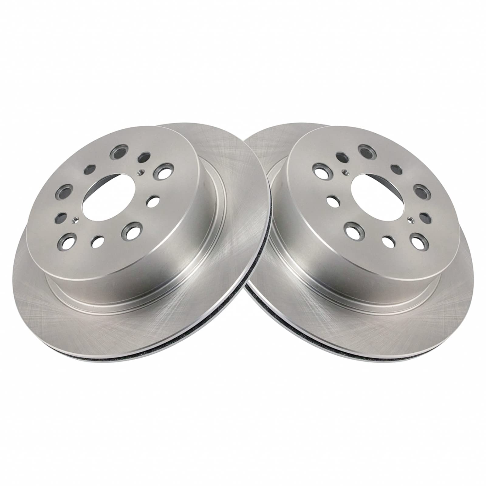 Trq Rear Brake Rotors Set Vented Compatible With 2001-2006 Lexus Ls430