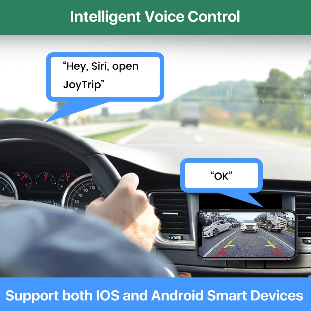 GreenYi WiFi Car Wireless Backup Camera 720P HD for iPhone/iPad/Android - Black, Model GreenYi-131