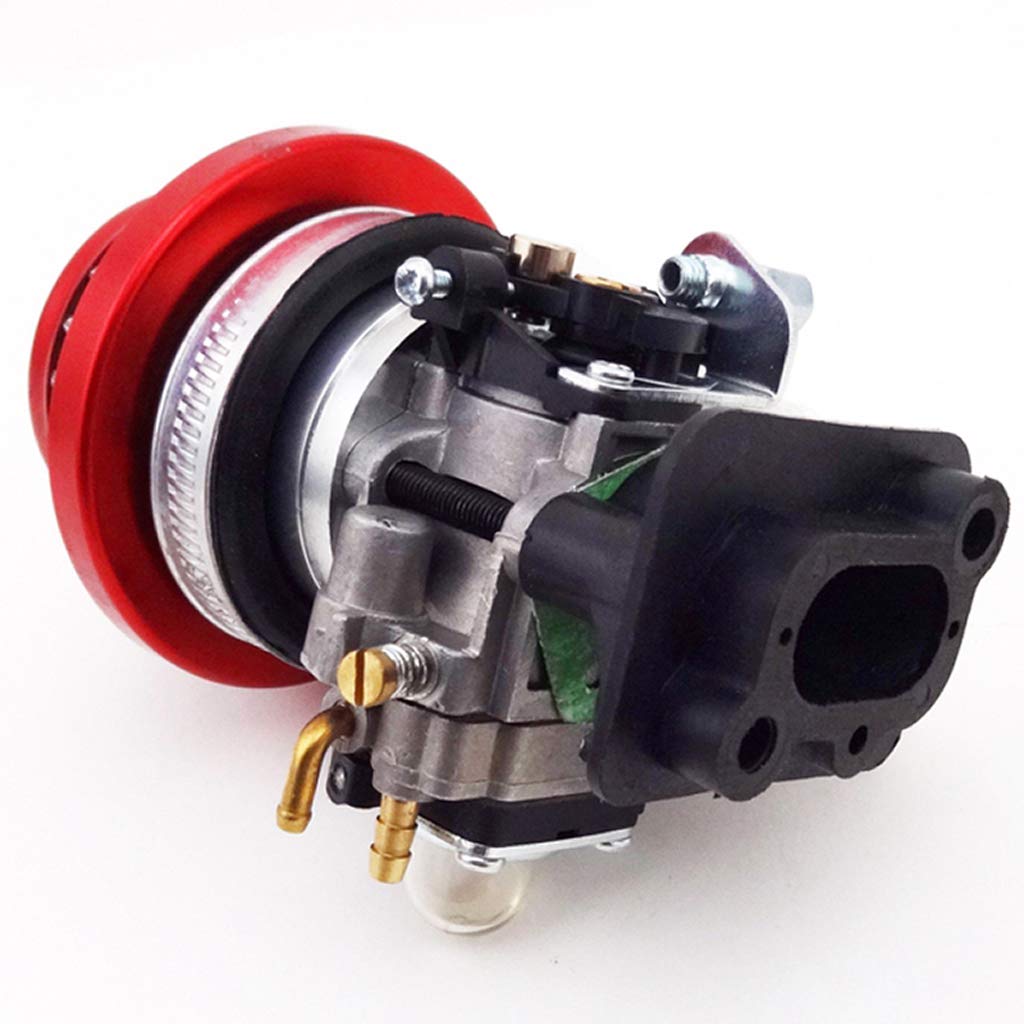 Tc-Motor 15Mm Carburetor Carb Red Filter Manifold Inatake Pipe Inlet Stack Kit For 2 Stroke 33Cc 43Cc 49Cc 50Cc 52Cc Engine Gope