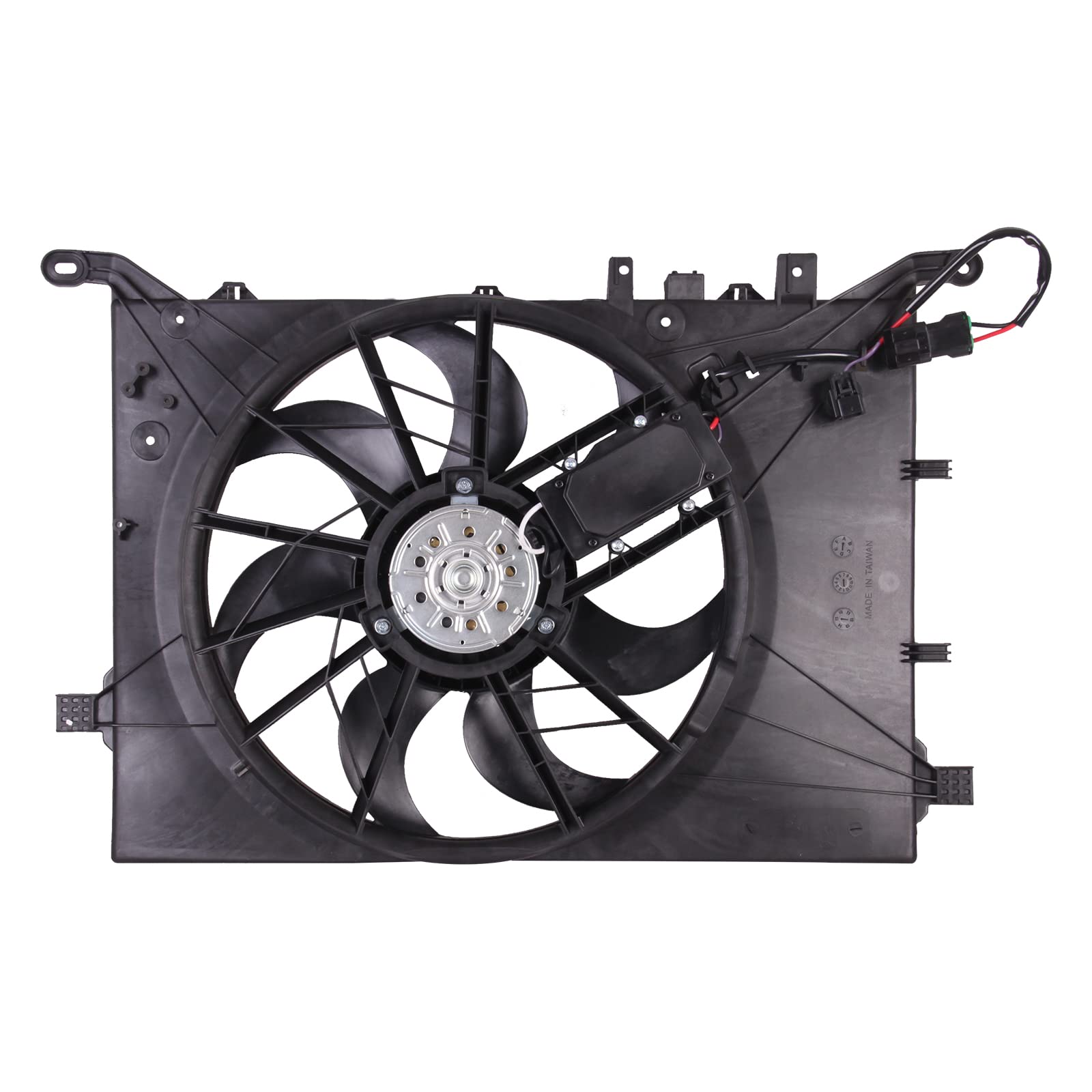 TYG OE Replacement(CAPA Quality) Cooling Fan Extra Silent for 2000-2003 Volvo S80 2.8/2.9L / 2001-2003 S60/V70 2.3L/2.4L, 2003 2