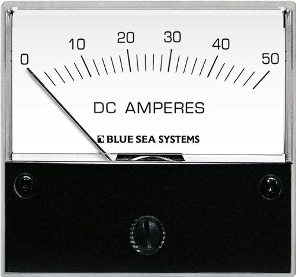 Blue Sea Systems Analog Ammeter, DC Std 0-50A, w/Shunt