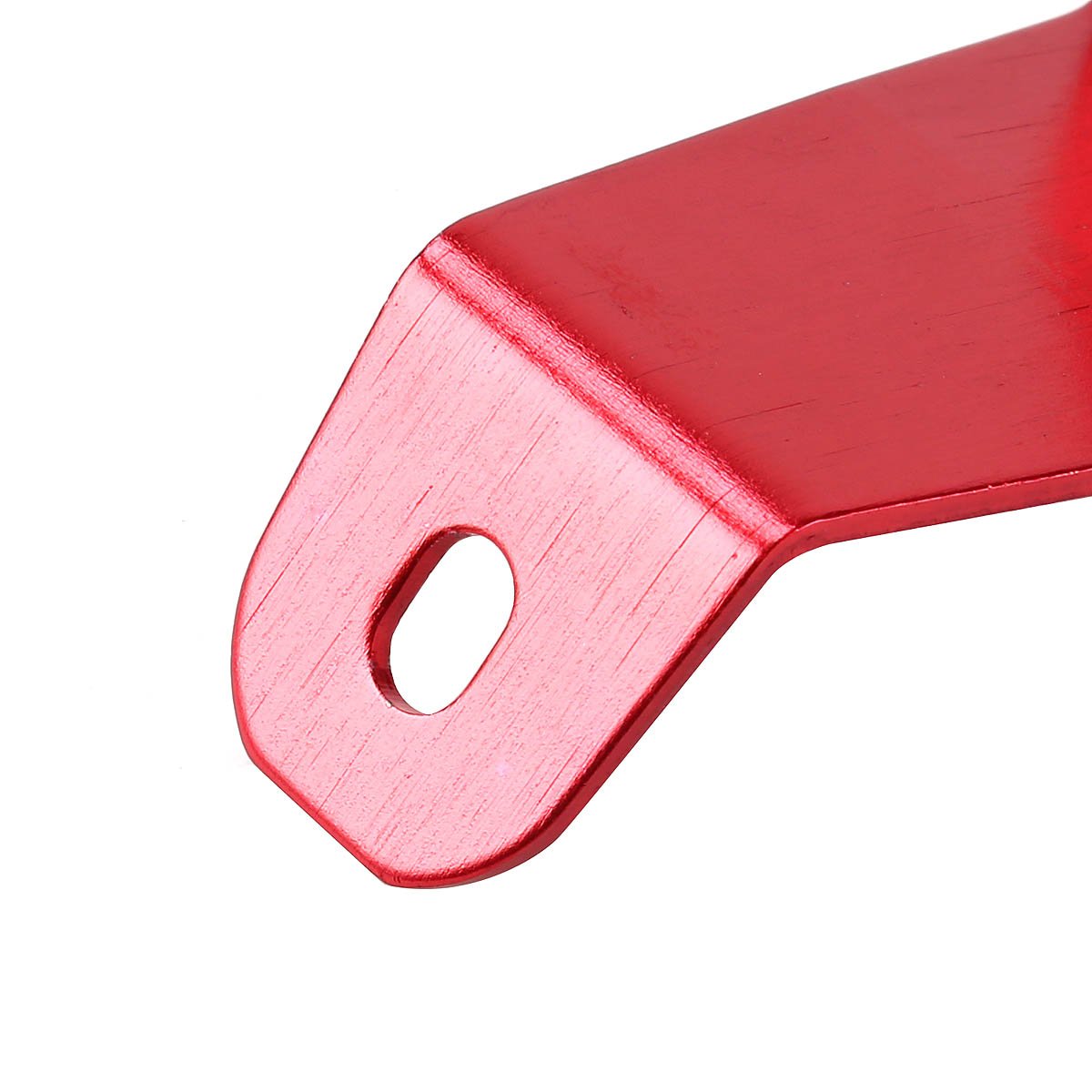 Auto Dynasty Compatible with Honda Civic EG Billet Aluminum Radiator Stay Mount Bracket+Washer (Red)