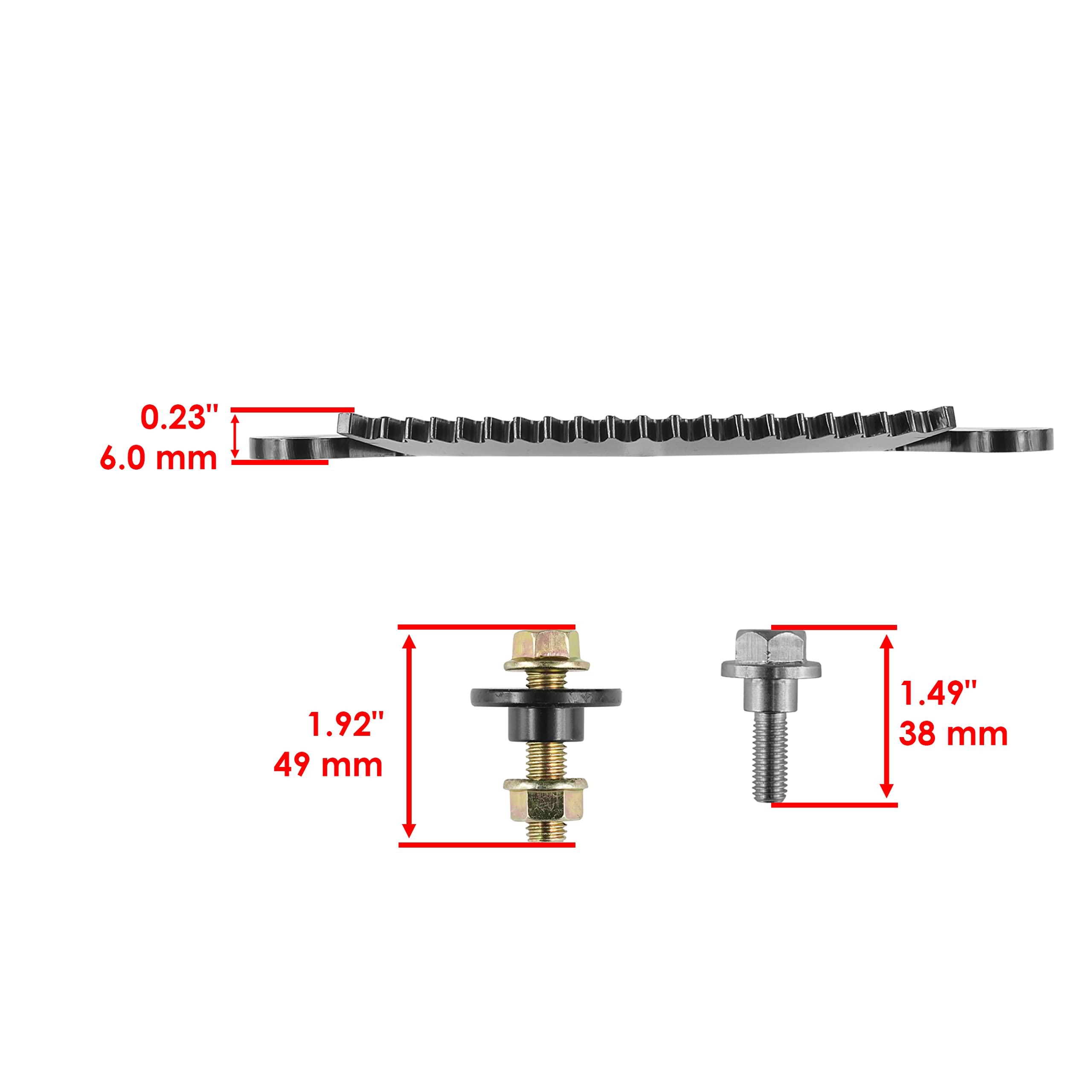 Caltric Steering Sector Plate Compatible with John Deere D100 D105 D110 D120 D125 D130 D140 D150 D155 D160 D170 LA100 LA105 LA110 LA115 LA120 LA130 LA135 LA140 LA145 LA150 LA165 LA175