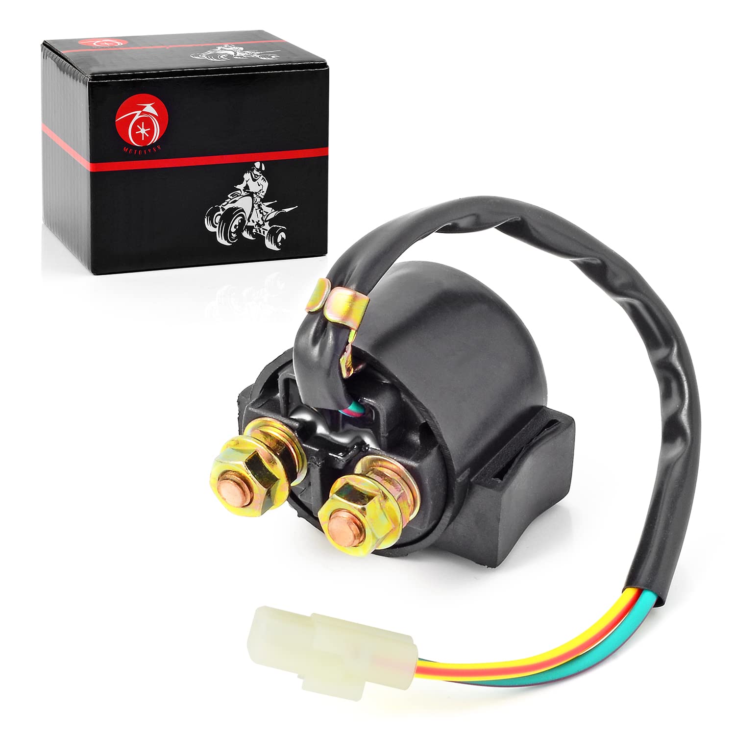 MOTO1988 Solenoid Starter Relay for Honda 450ES 450S 350ES 350S Rancher Foreman 350 420 400 450 500 Rincon 680