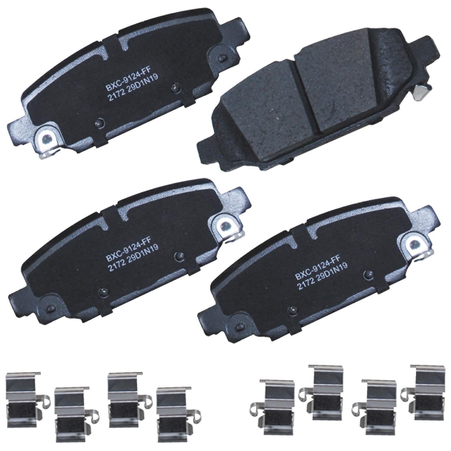 Bendix Premium Sbc2172 Ceramic Rear Brake Pads For Jeep Wrangler 2024-2018