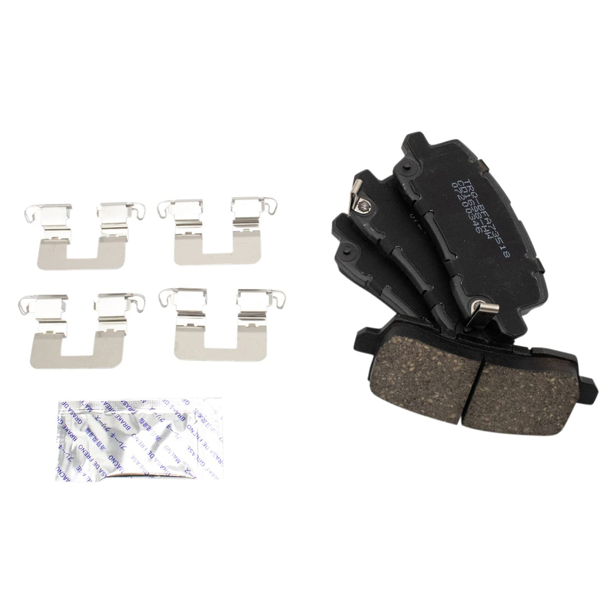 TRQ Rear Brake Pads Ceramic Compatible with 2014-2020 Acura RLX 2015-2020 TLX
