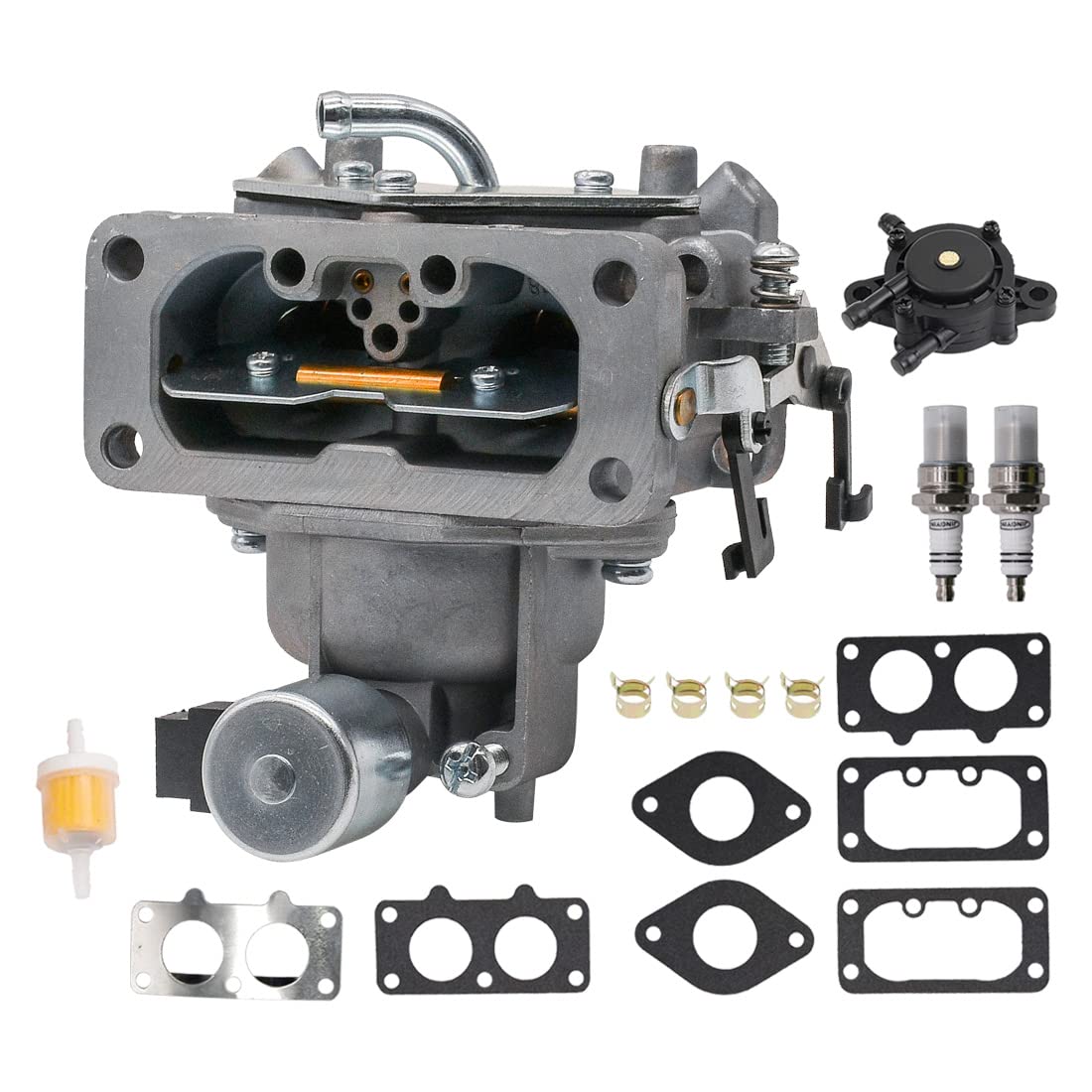 15004-0763 Carburetor Fits For Kawasaki Fh721V Fh641V Fh601V Fx801V Replaces Kawasaki 15003-7094 15003-7115 15004-7024 15004-1005 15004-1010 15004-1018 15004-0865 15004-0940 Carburetor With Fuel Pump