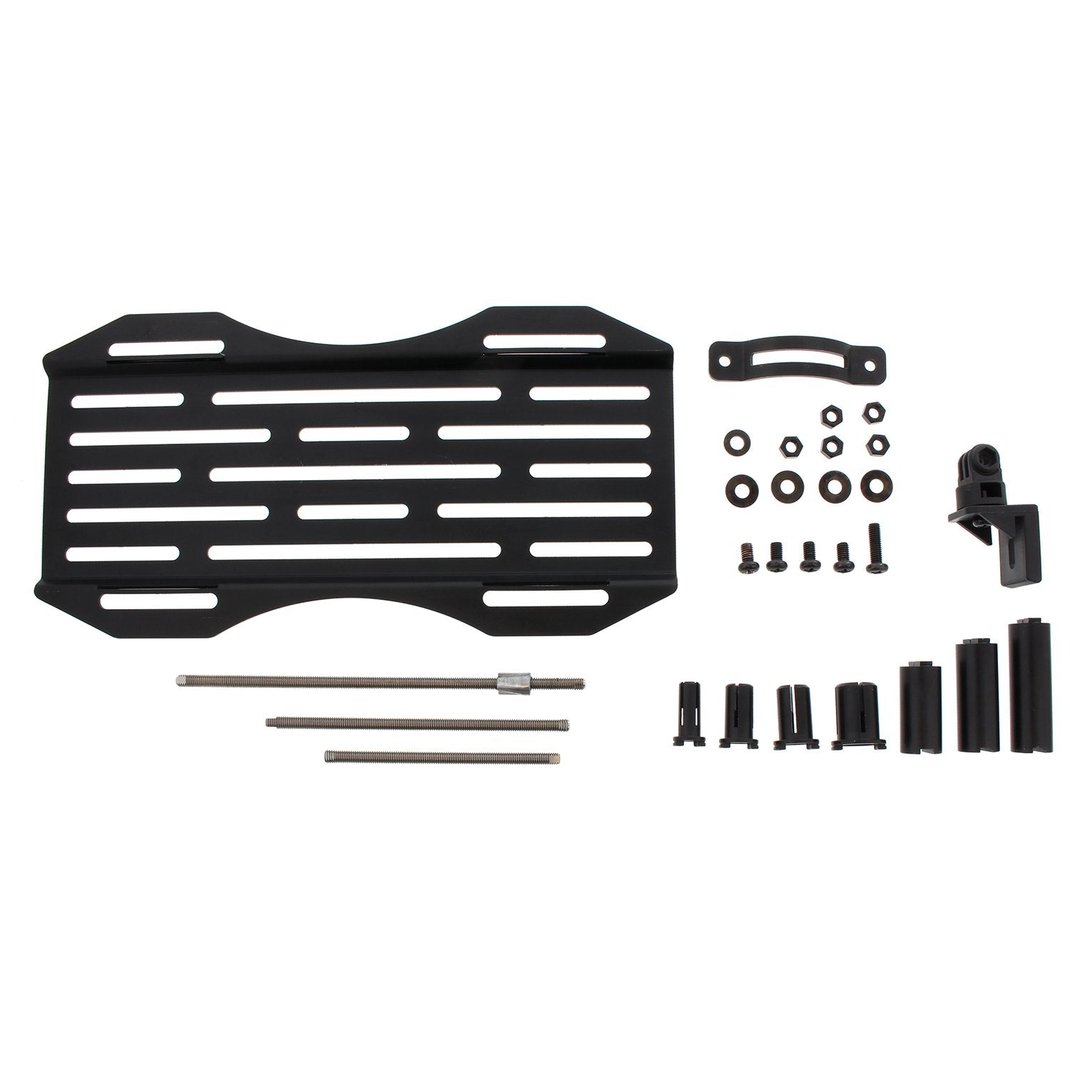 DC Sports Pilot Automotive LPR-100 Front License Plate Tow Hook Mount Kit, Black, 12.75 Inch, Alloy Steel