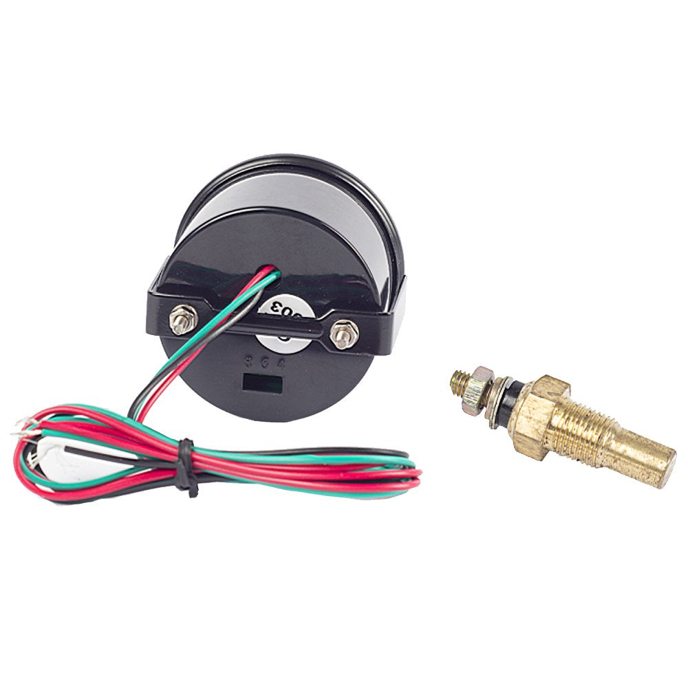 Esupport Car 2'' 52Mm Digital Water Temp Gauge Blue Led Fahrenheit F