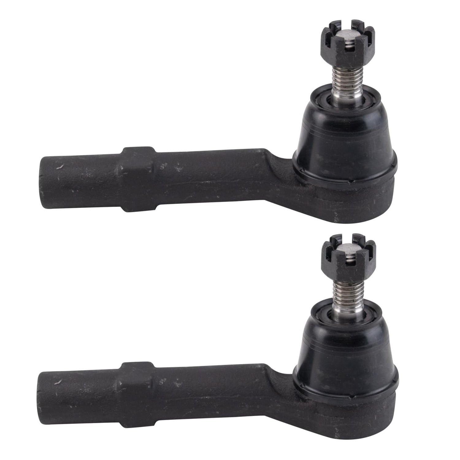TRQ Front Outer Tie Rod Set Compatible with Front Driver & Passenger Side Outer 2009-2013 Cadillac Escalade Chevrolet Silverado 