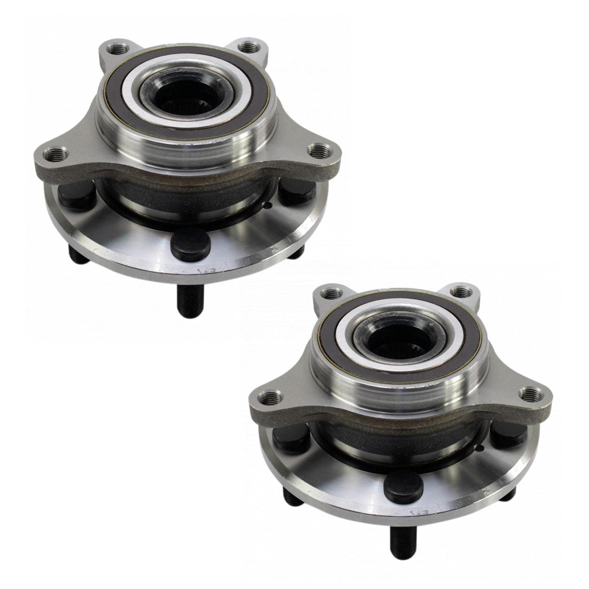 Trq Front Wheel Hub Bearings Assembly Set Compatible With 2017-2021 Honda Civic