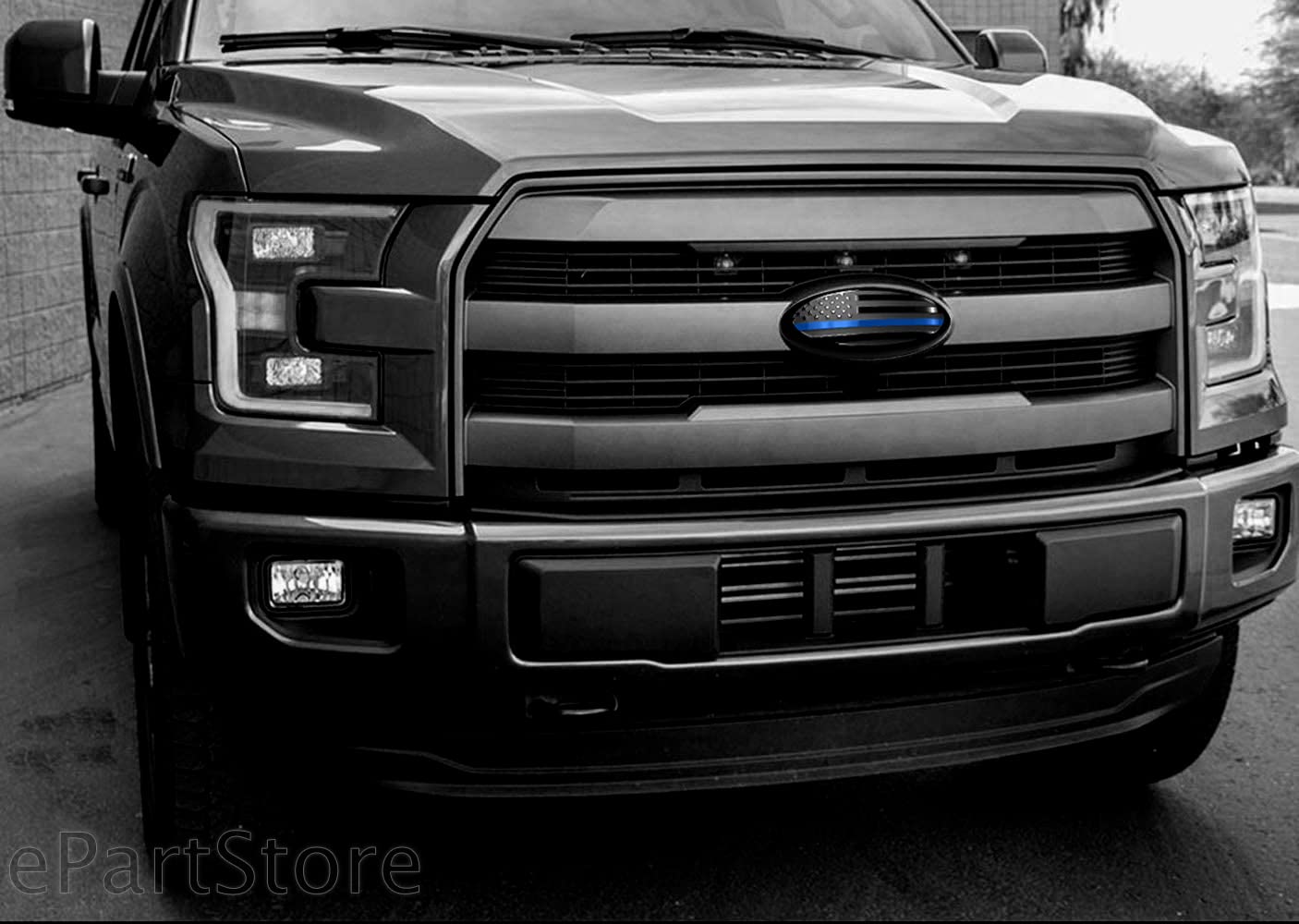 9 inch Front Grille/Tailgate Emblem 9''X3.5'' Oval Decal Badge Nameplate for F150, for F250, for F350, for Edge, for Explorer, f