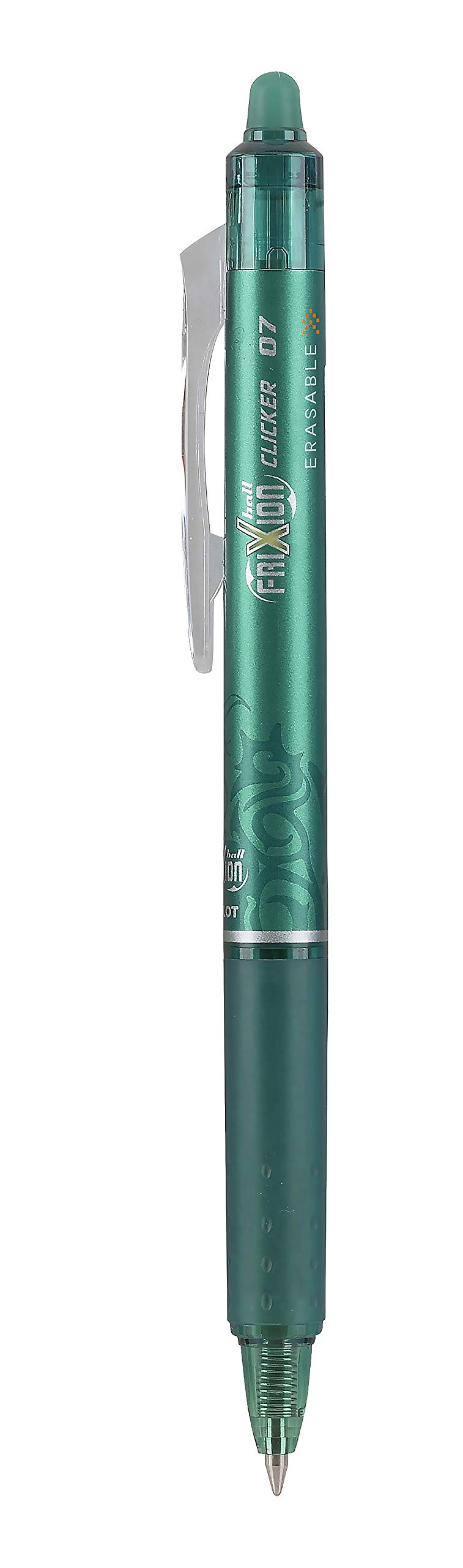 Pilot, Frixion Clicker Erasable Gel Pens, Fine Point 0.7 Mm, Pack Of 12, Green