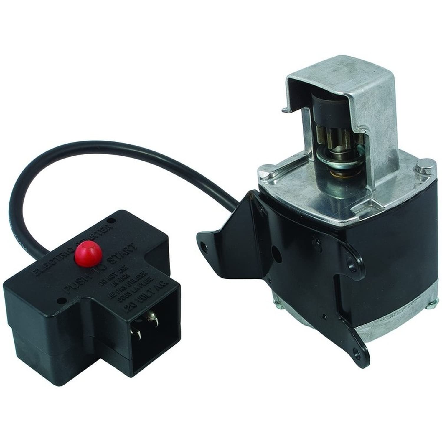 New 120V Electric Starter Compatible With Tecumseh Snowblower Small Engine 9 Tooth Hsk40 Hssk Lh Oh195 Ohsk 33290E, 72200600, 33290, 33290A, 33290B, 33290C, 33290D, 33517, Stc0015, 41022032