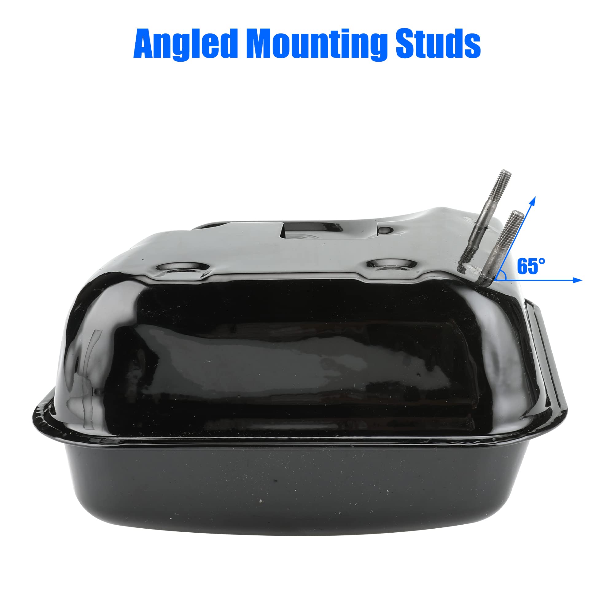 Yoxufa Gas Fuel Tank Replacement For Predator 212 196Cc Coleman Ct200U Bt200X Kt196 Baja Warrior Mb200 Yerf Dog Gx160 168F 200Cc 224Cc 6.5Hp 5.5Hp Powersports Mini Bike Go Kart Small Engine Parts