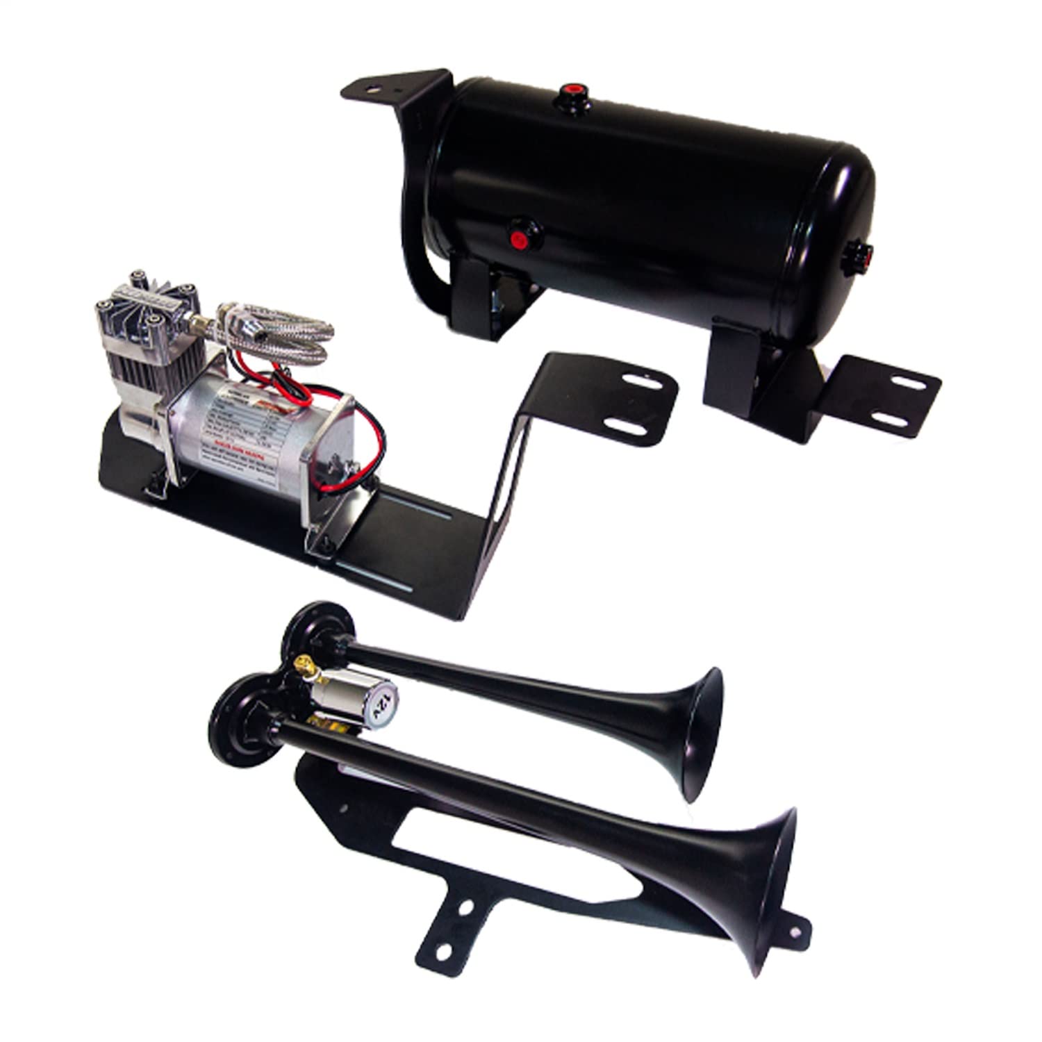 Direct Fit Train Horn And Onboard Air Systems For 2019-2023 Ford Ranger - Lil' Bad Ass - Model 220 Train Horn And Onboard Air System