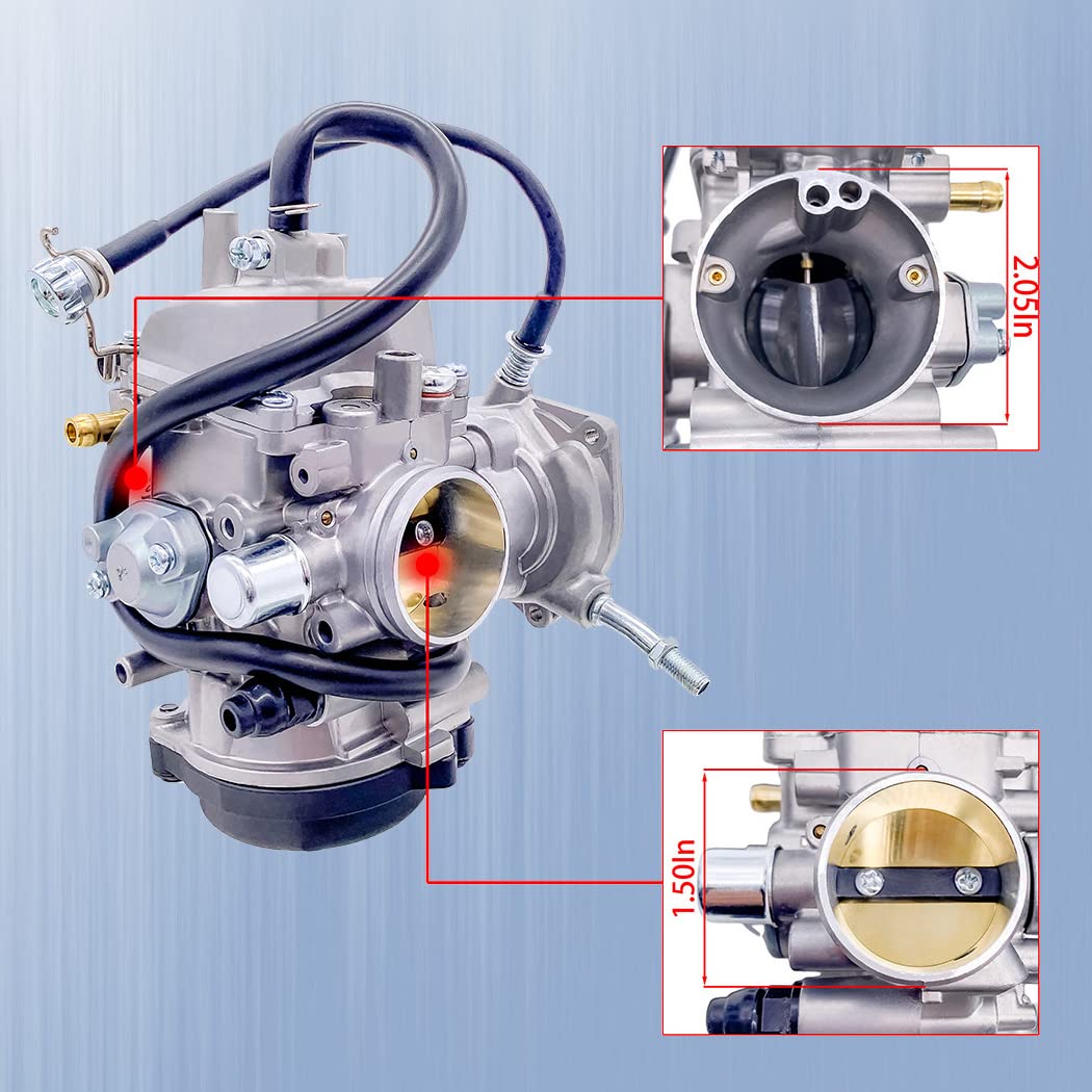 Aniro Moto New Carburetor Carb For Yamaha Grizzly 350 Yfm350 2007-2009 - Yamaha Yfm350 Bruin 2004-2006 - Yamaha Yfm350 Wolverine 2006-2009