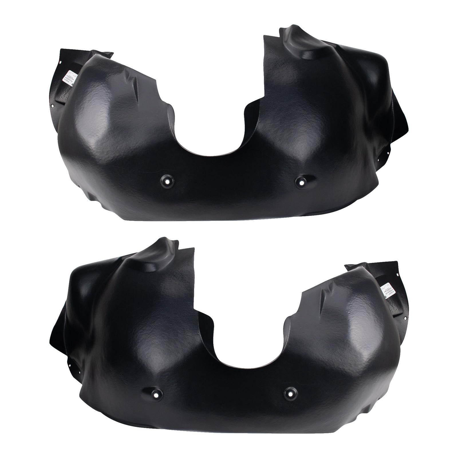 Trq Front Inner Fender Liner Set Compatible With 2014-2015 Chevrolet Camaro Gm1248251 Gm1249251